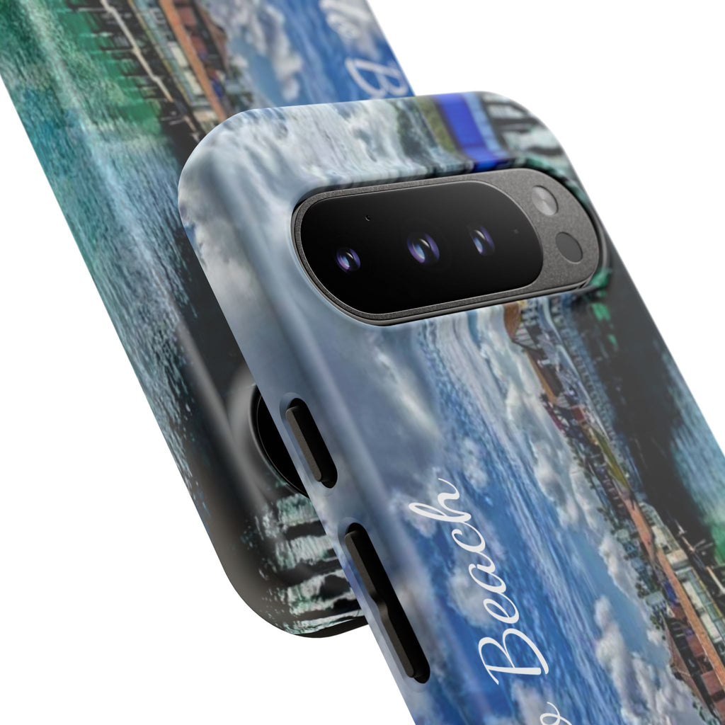 Phone Cases, Redondo Beach California King Harbor Design, Protective Covers, iPhone Accessories, Samsung Accessories, Gift for Travelers