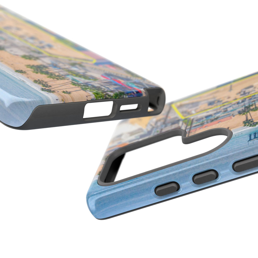 Phone Cases, Manhattan Beach California iPhone Samsung Google Tough Cases, Beach Lovers Gifts, Coastal Accessories, Ocean Phone Covers,