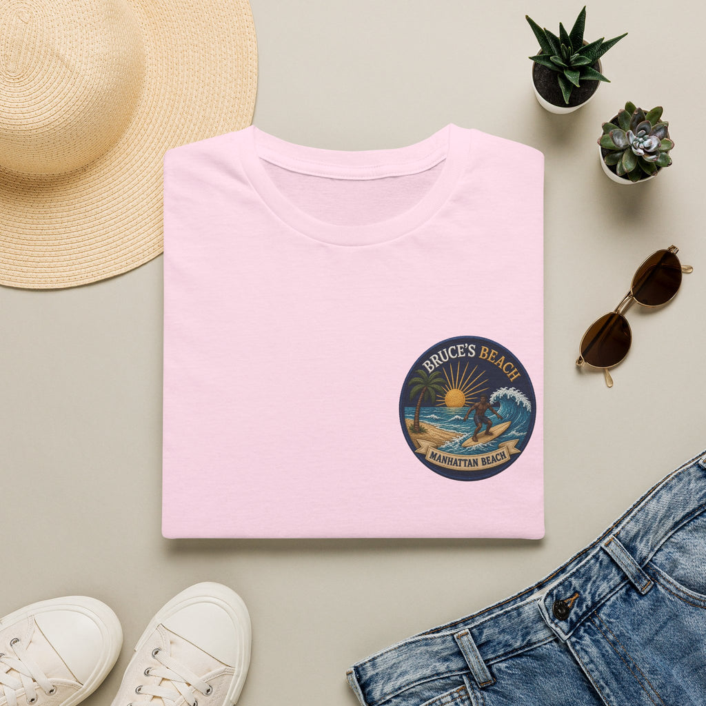 Bruce's Beach Manhattan Beach Surf Patch T-Shirt