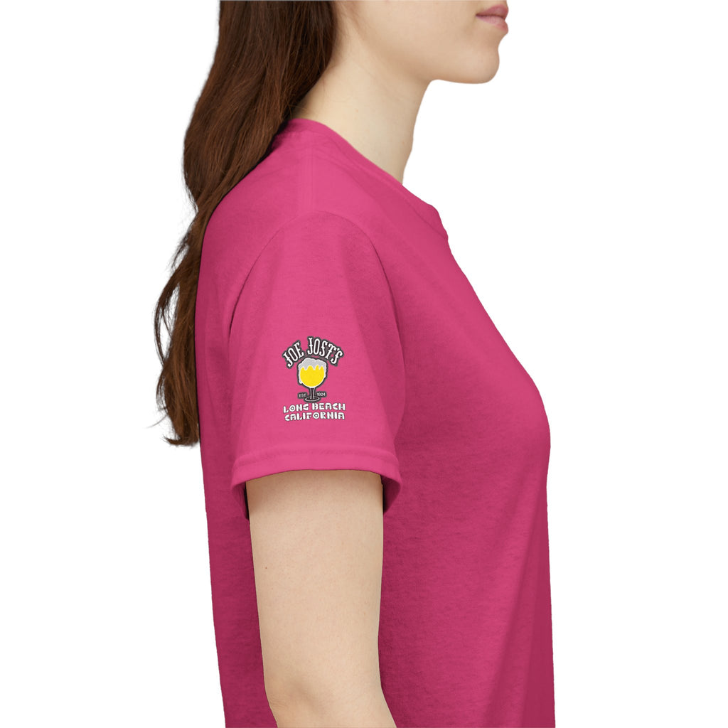 Joe Josts Long Beach California Men's and Woman's Heavy Cotton Tee - Printed 4 Areas