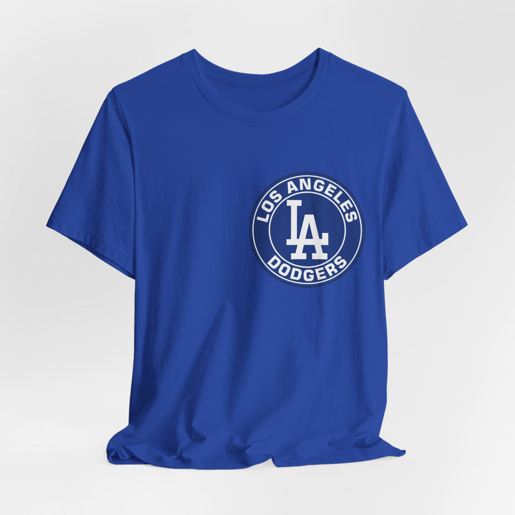 Los Angeles Doyers (Front and Back Printing) Mens Womans Jersey Short Sleeve Tee