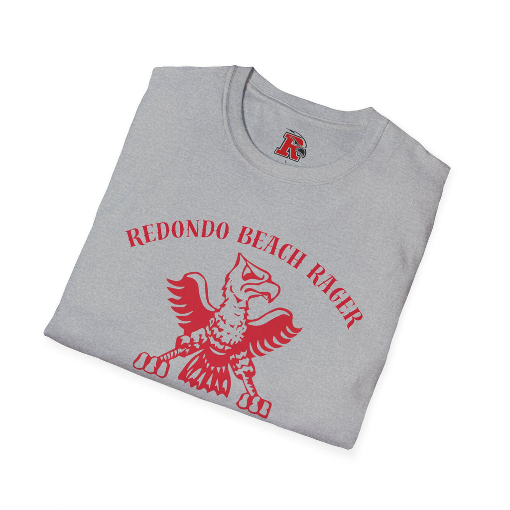 Redondo Beach Rager T-Shirt — Vintage School Spirit Graphic Tee - First Annual All Class Reunion 7-25-26 at Seaside Lagoon Redondo Beach