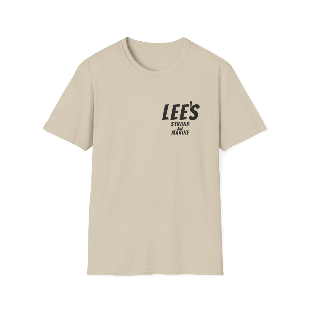 Greasy Lee's Manhattan Beach Old School T-Shirt | Marine and Strand Manhattan Beach Vintage Surf Design