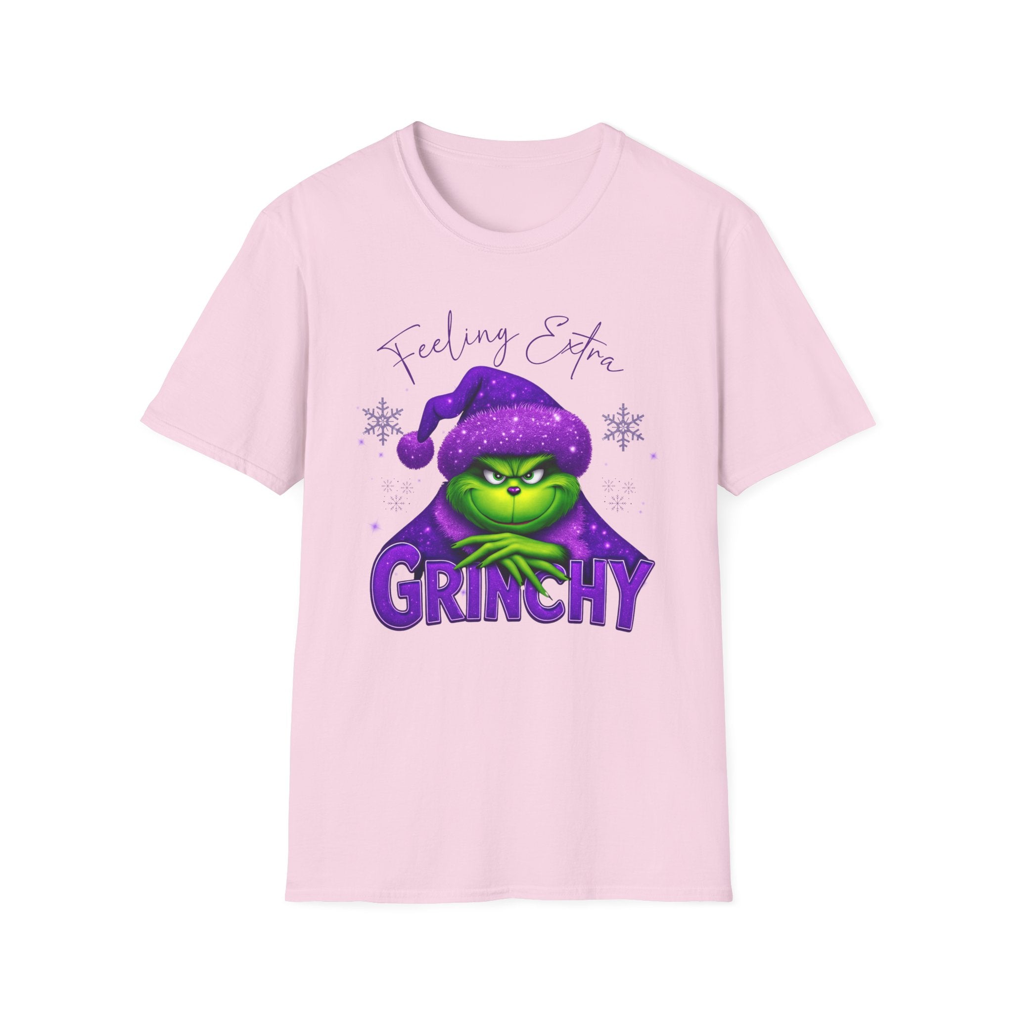 Feeling Extra Grinchy T-Shirt | Grinch Face Holiday Tee