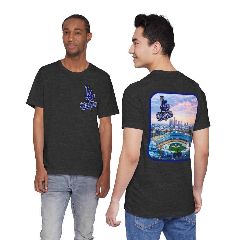 Los Angeles (Front and Back Printing) Mens Womans Jersey Short Sleeve Tee