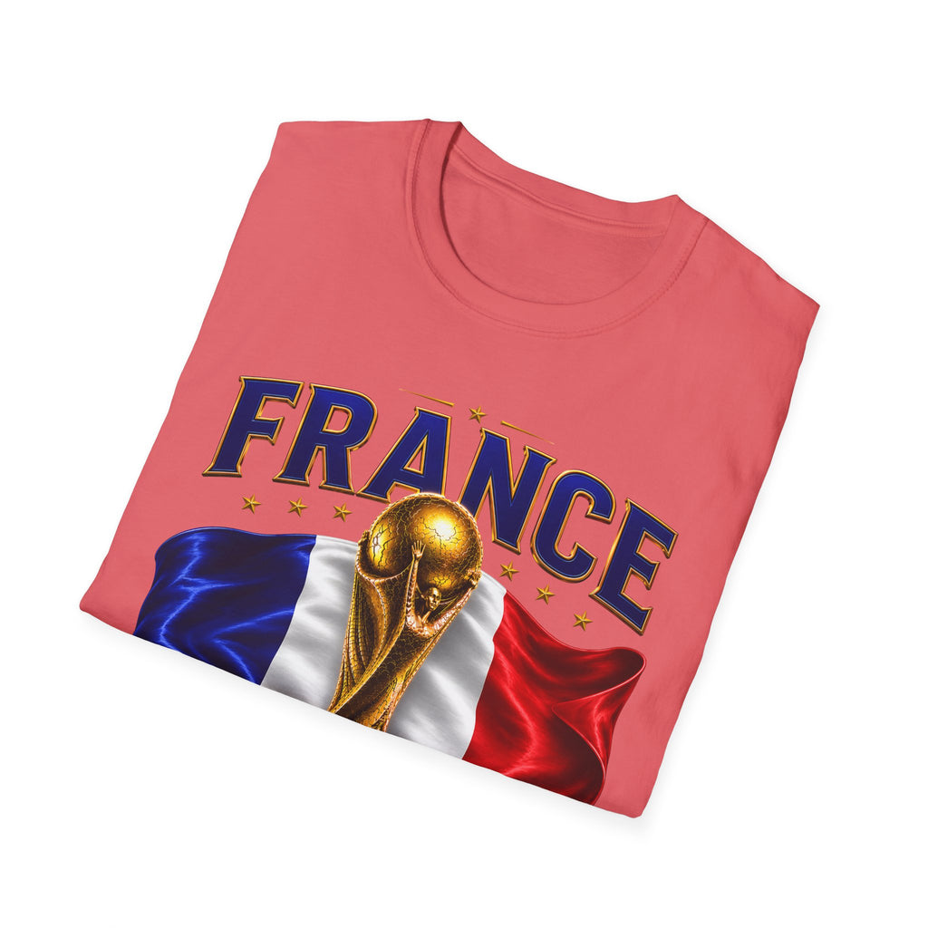 France World Cup 2026 T-Shirt — French Flag & Trophy Soccer Tee
