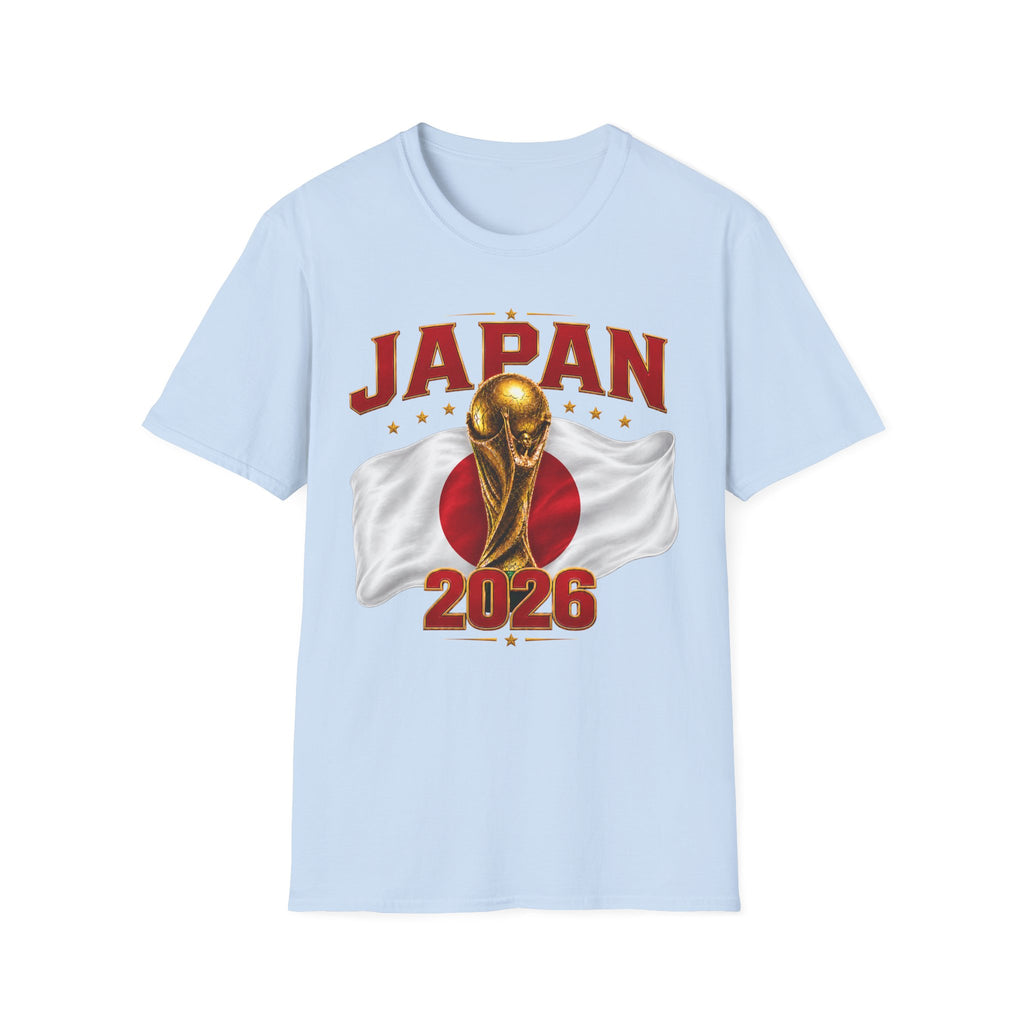 Japan 2026 World Cup T-Shirt — Golden Trophy Soccer Fan Tee