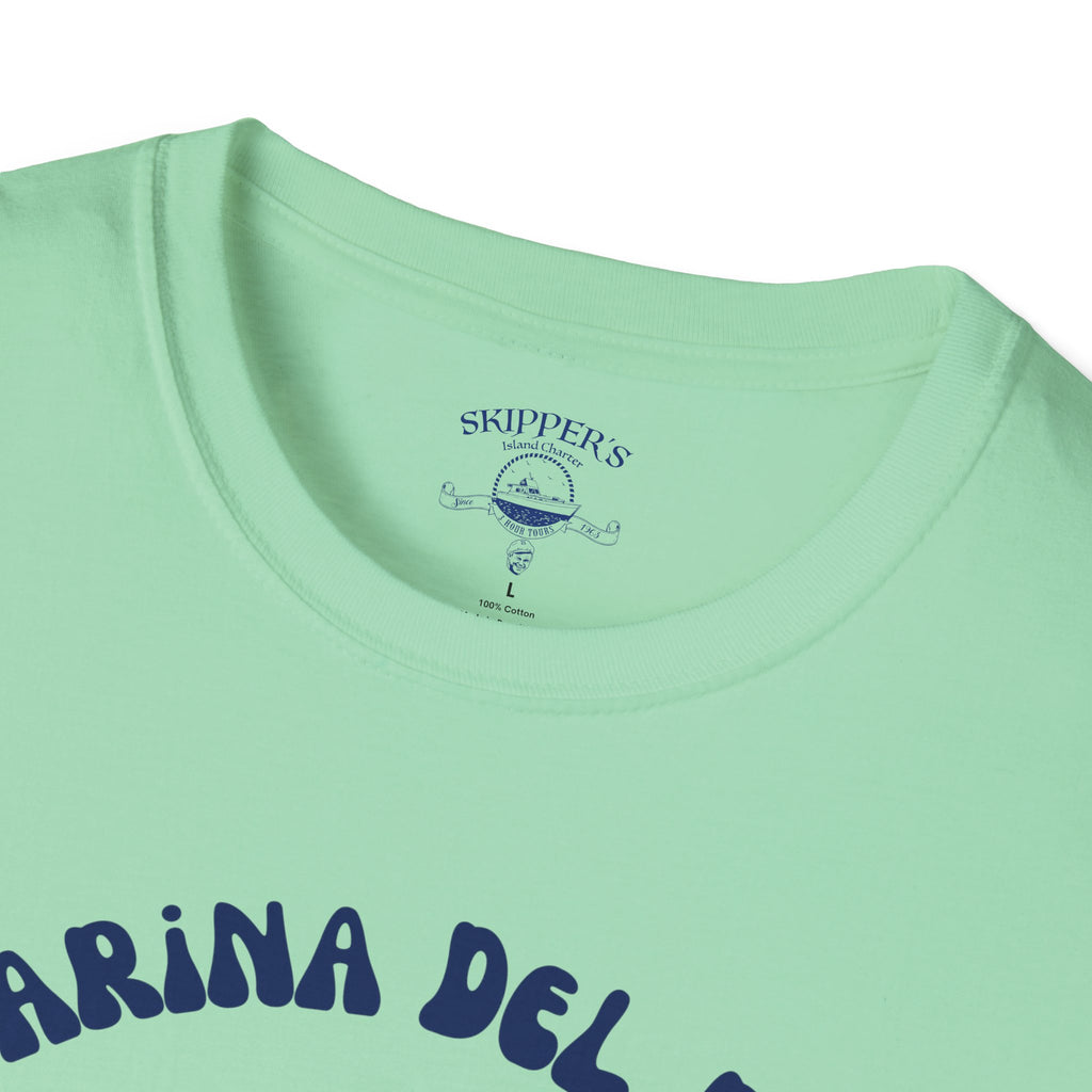 Marina Del Rey Ship Wheel logo T-Shirt | SS Minnow Island Charters, 3 Hour Tours