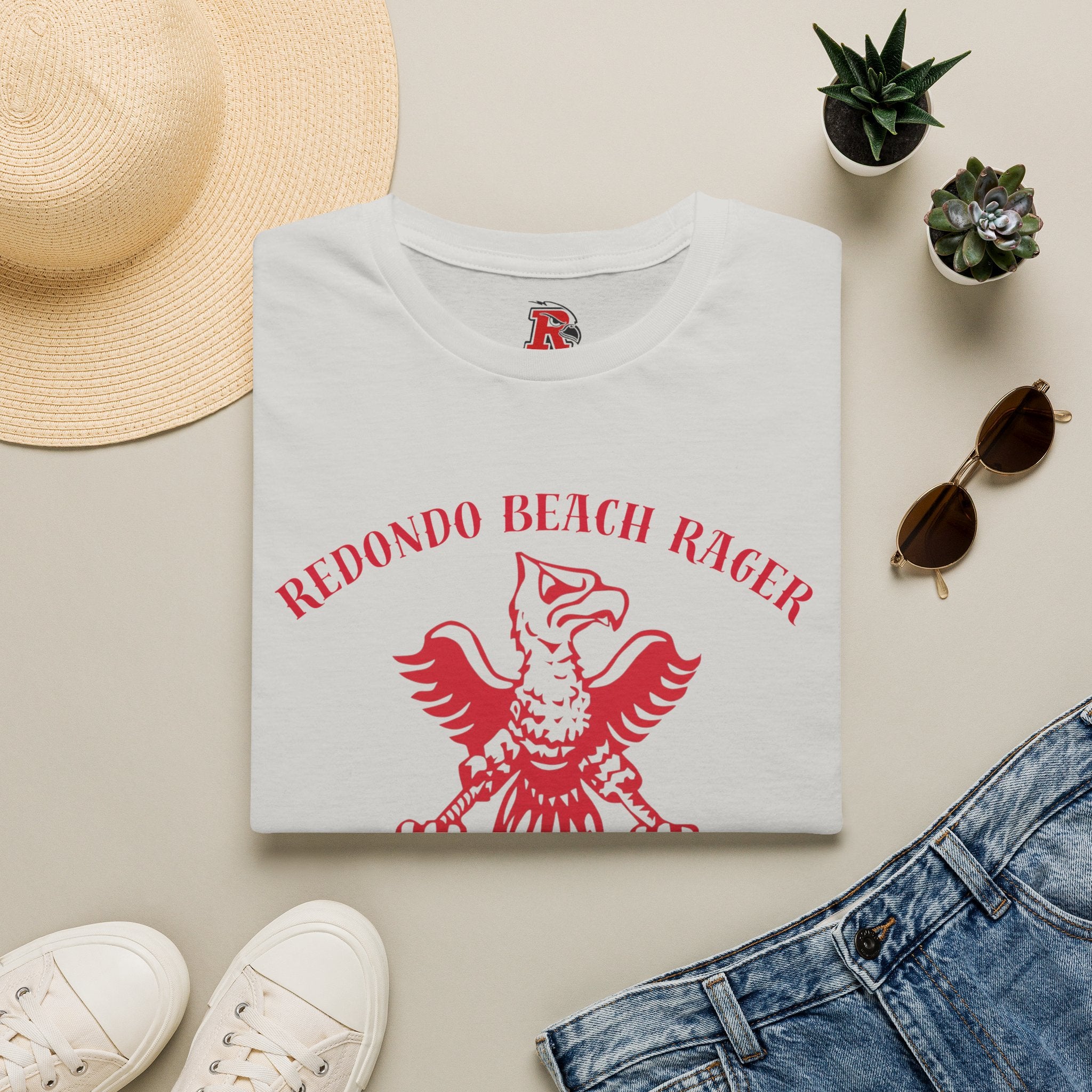 Redondo Beach Rager T-Shirt —  First Annual All Class Reunion 7-25-26 at Seaside Lagoon Redondo Beach