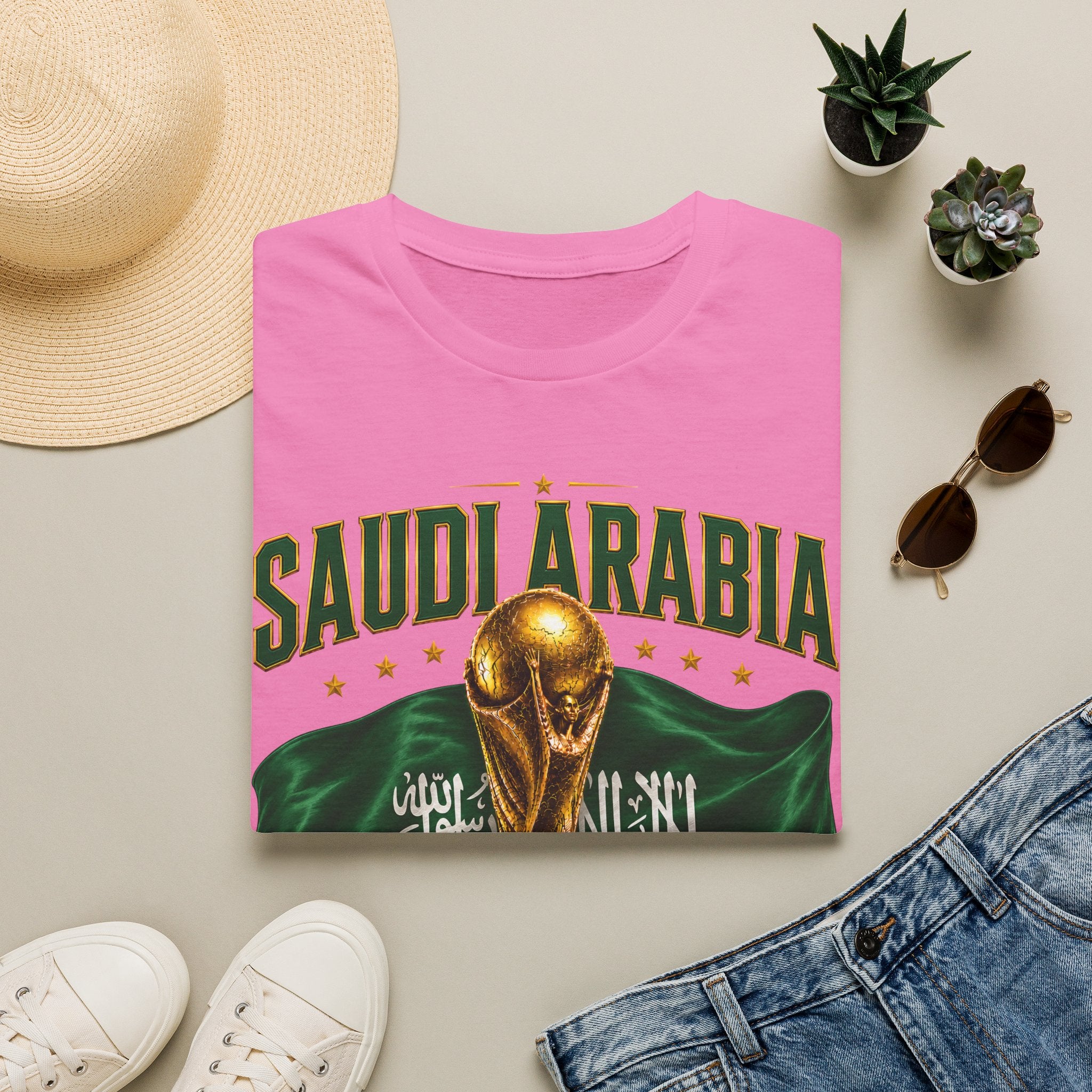 Saudi Arabia 2026 World Cup T-Shirt – Soccer Champion Trophy Design