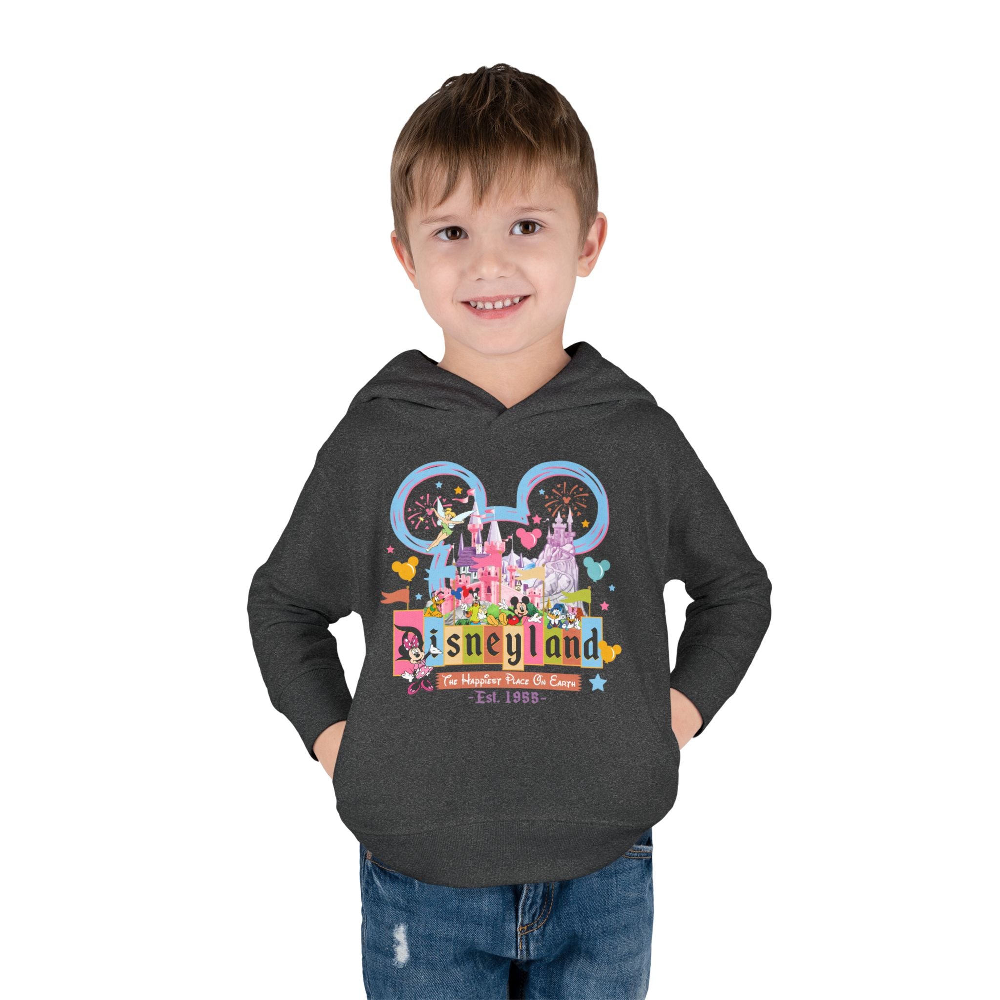 Disneyland Way Back Machine Castle Mickeee Ears Hoodie | Toddler Pullover