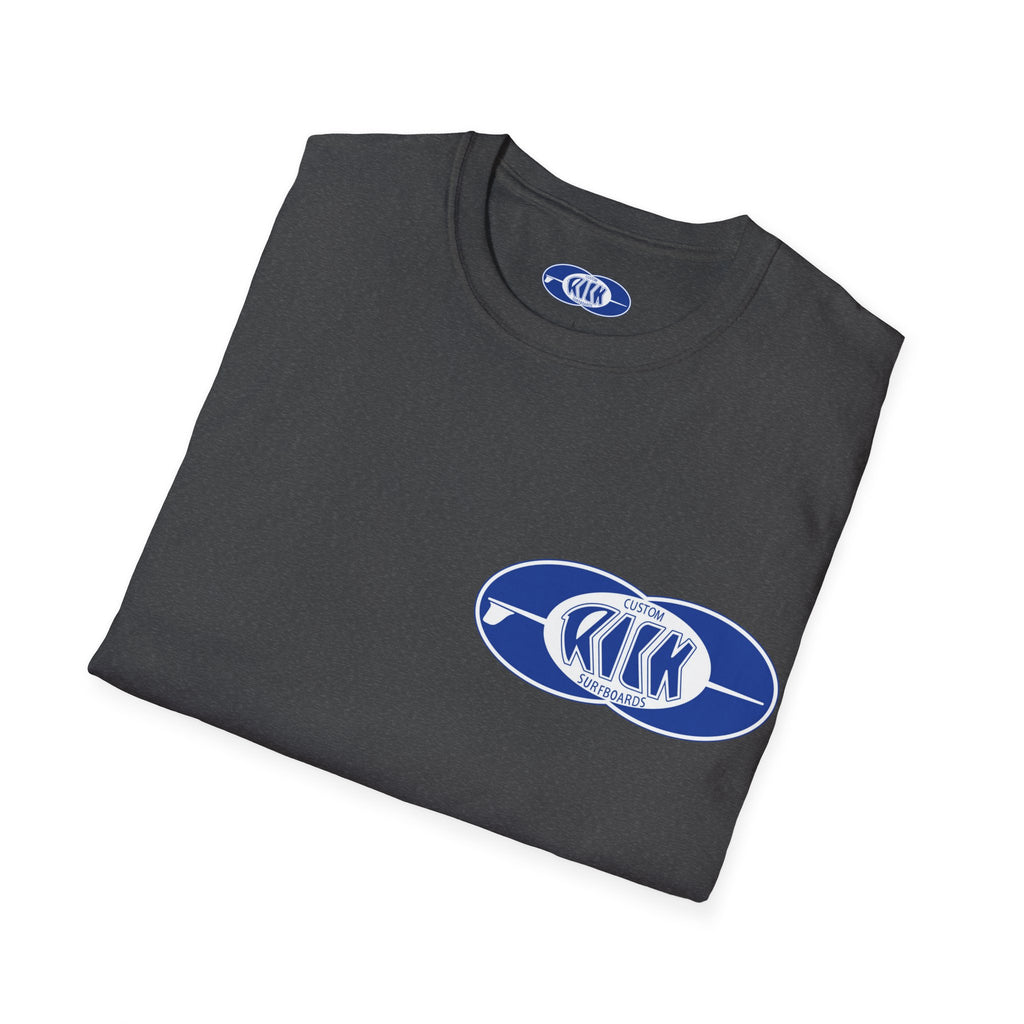 Rick Surfboards Graphic T-Shirt — Printed Front & Back (Multiple Colors)