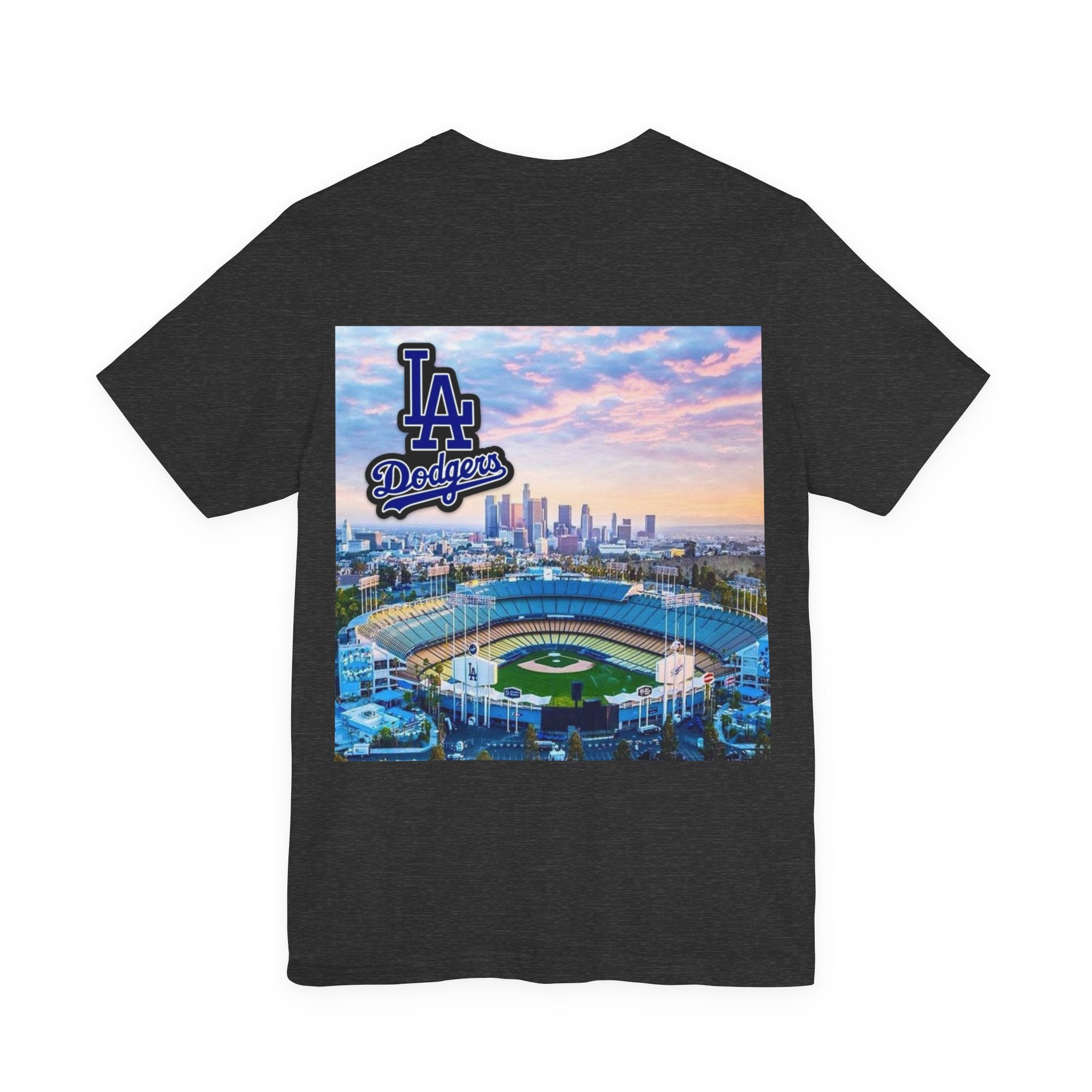 Los Angeles (Front and Back Printing) Unisex Jersey Short Sleeve Tee