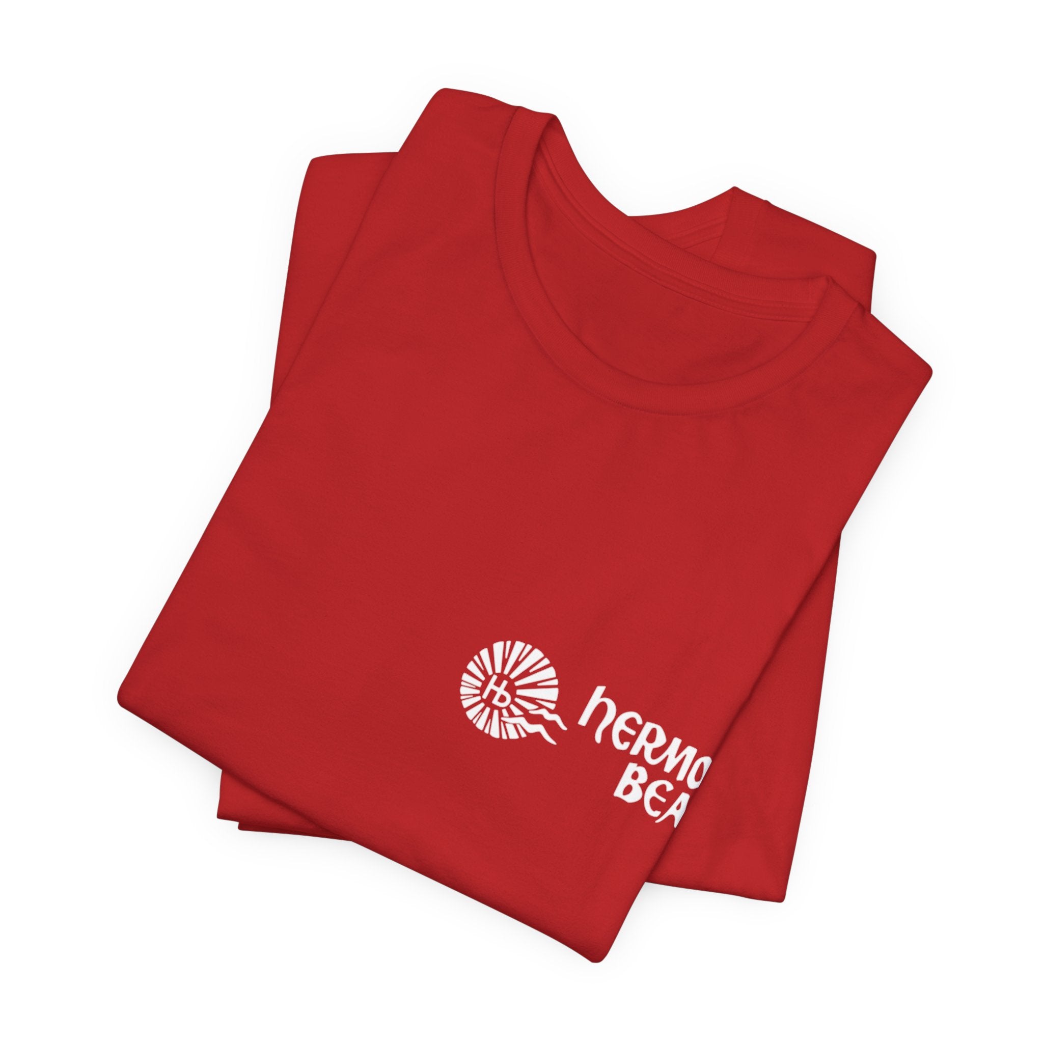 Hermosa Beach Tee — Colorful Front/Back Print Jersey T-Shirt