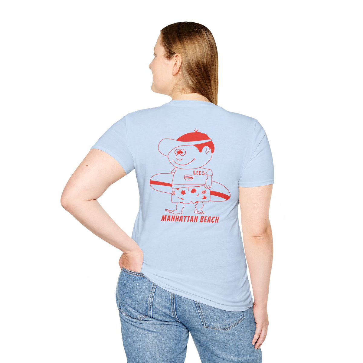 Greasy Lee's  Strand and Marine Old School T-Shirt | Manhattan Beach vintage surfer logo