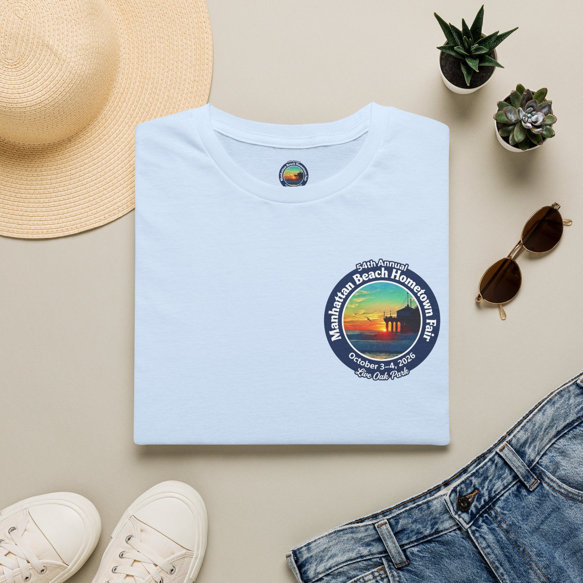 Manhattan Beach Hometown Fair Sunset T-Shirt 2026