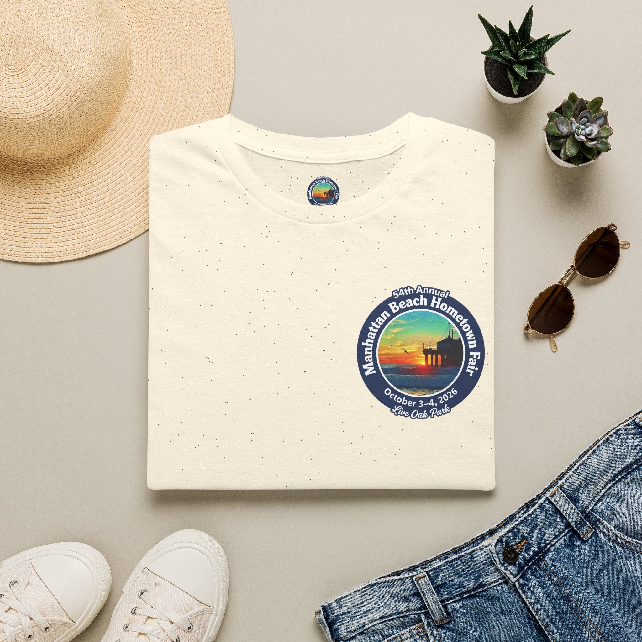 Manhattan Beach Hometown Fair Sunset T-Shirt 2026