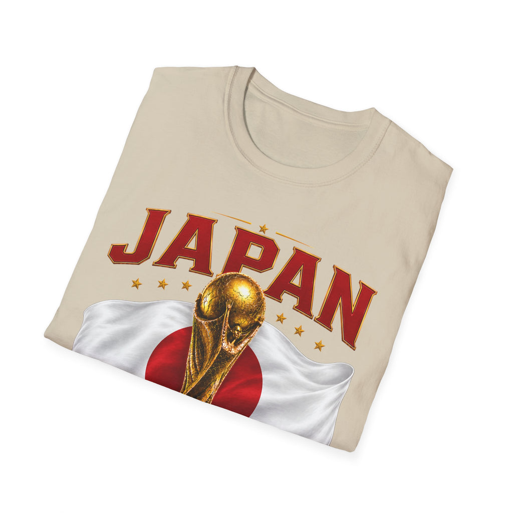 Japan 2026 World Cup T-Shirt — Golden Trophy Soccer Fan Tee
