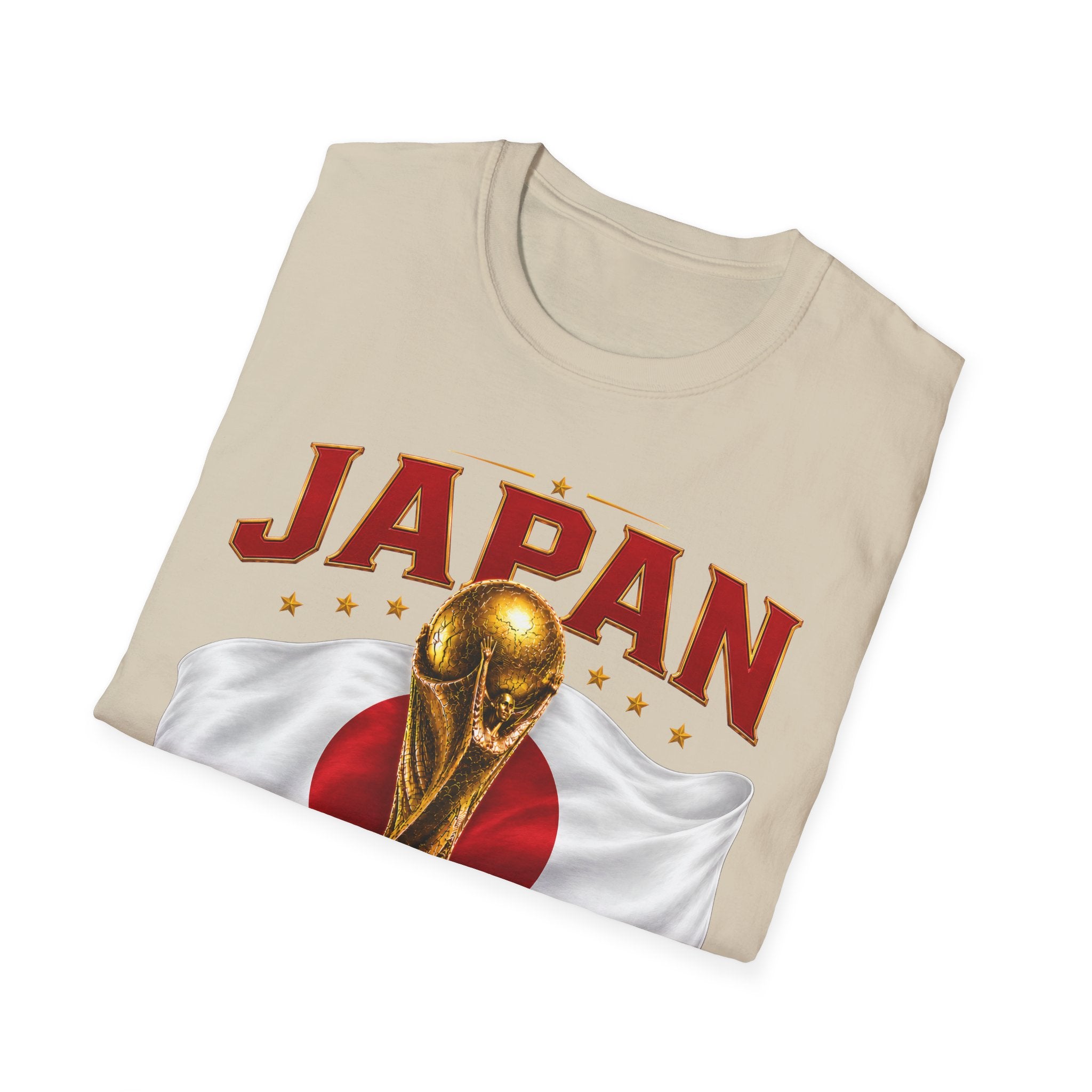 Japan 2026 World Cup T-Shirt — Golden Trophy Soccer Fan Tee