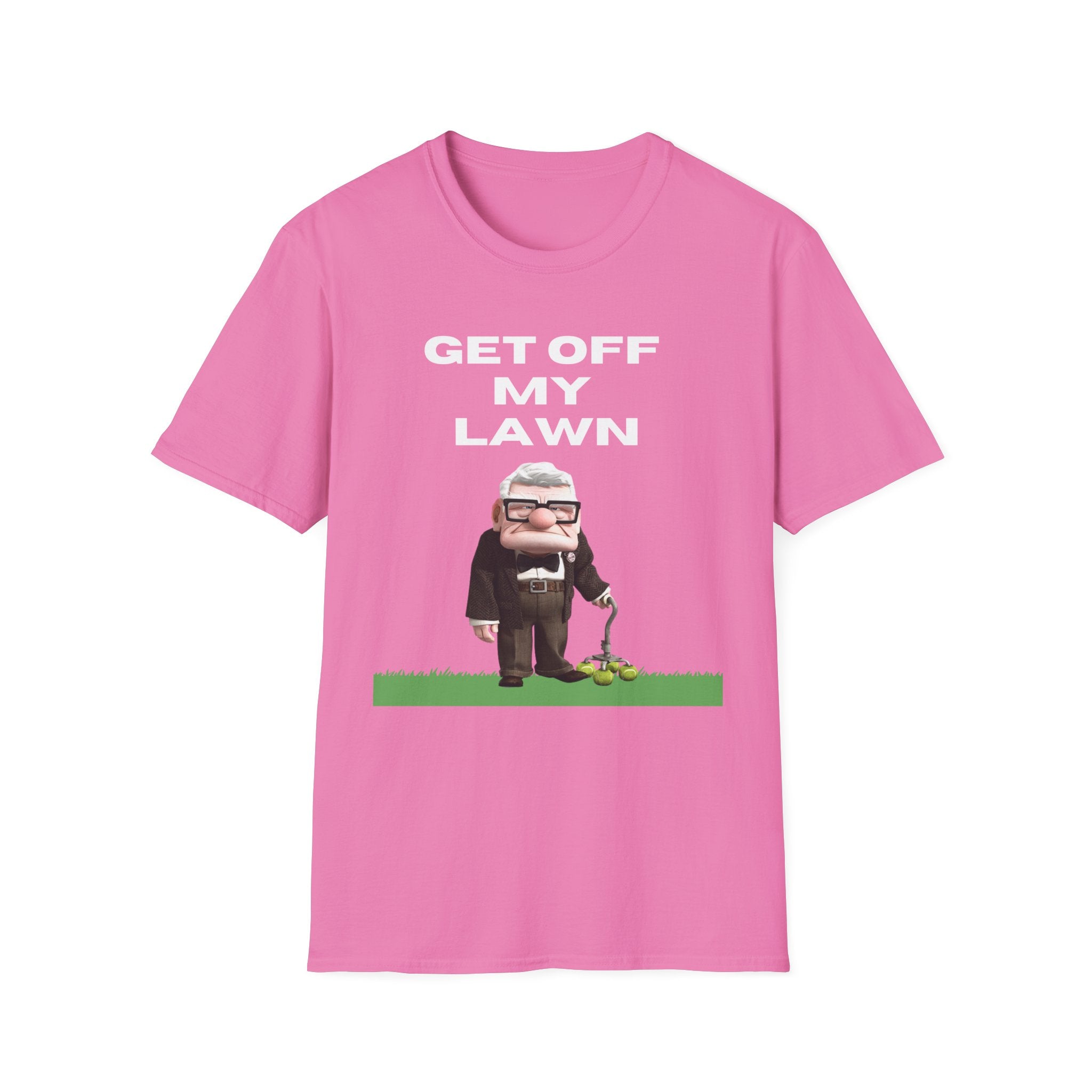 GET OFF My Lawn mens womans Softstyle T-Shirt
