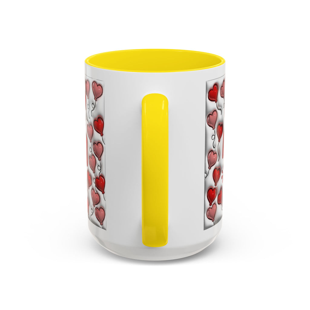 Best Mom Ever Valentines Day Hearts Accent Coffee Mug (11, 15oz)