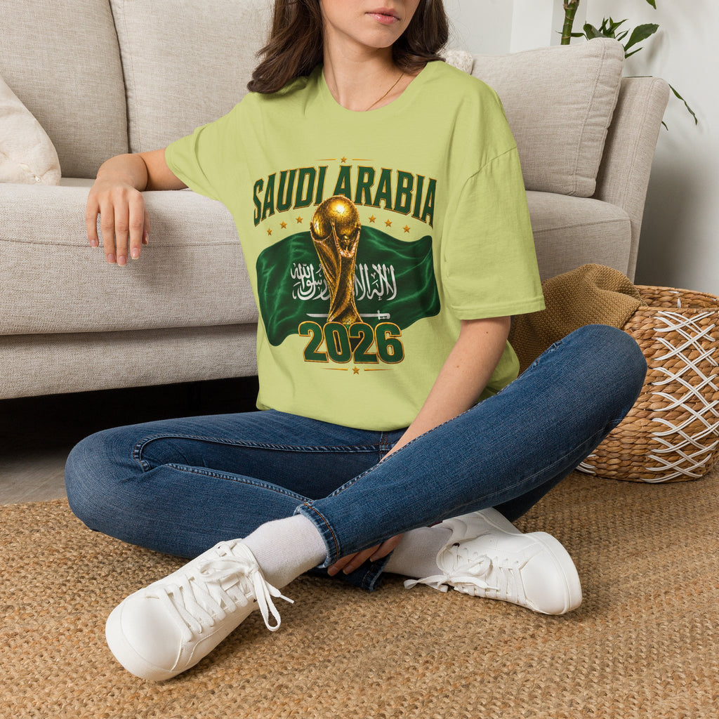 Saudi Arabia 2026 World Cup T-Shirt – Soccer Champion Trophy Design