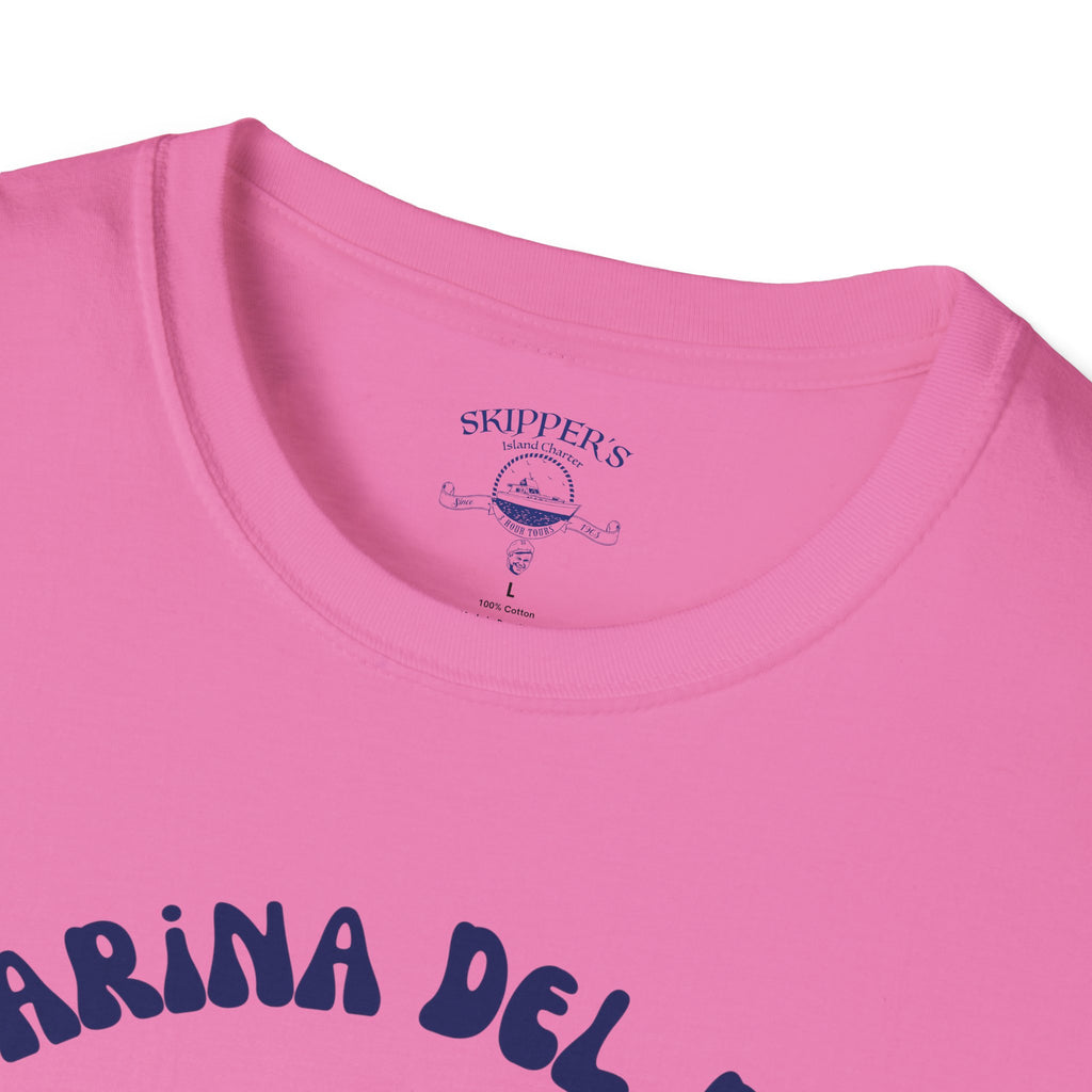 Marina Del Rey Ship Wheel logo T-Shirt | SS Minnow Island Charters, 3 Hour Tours
