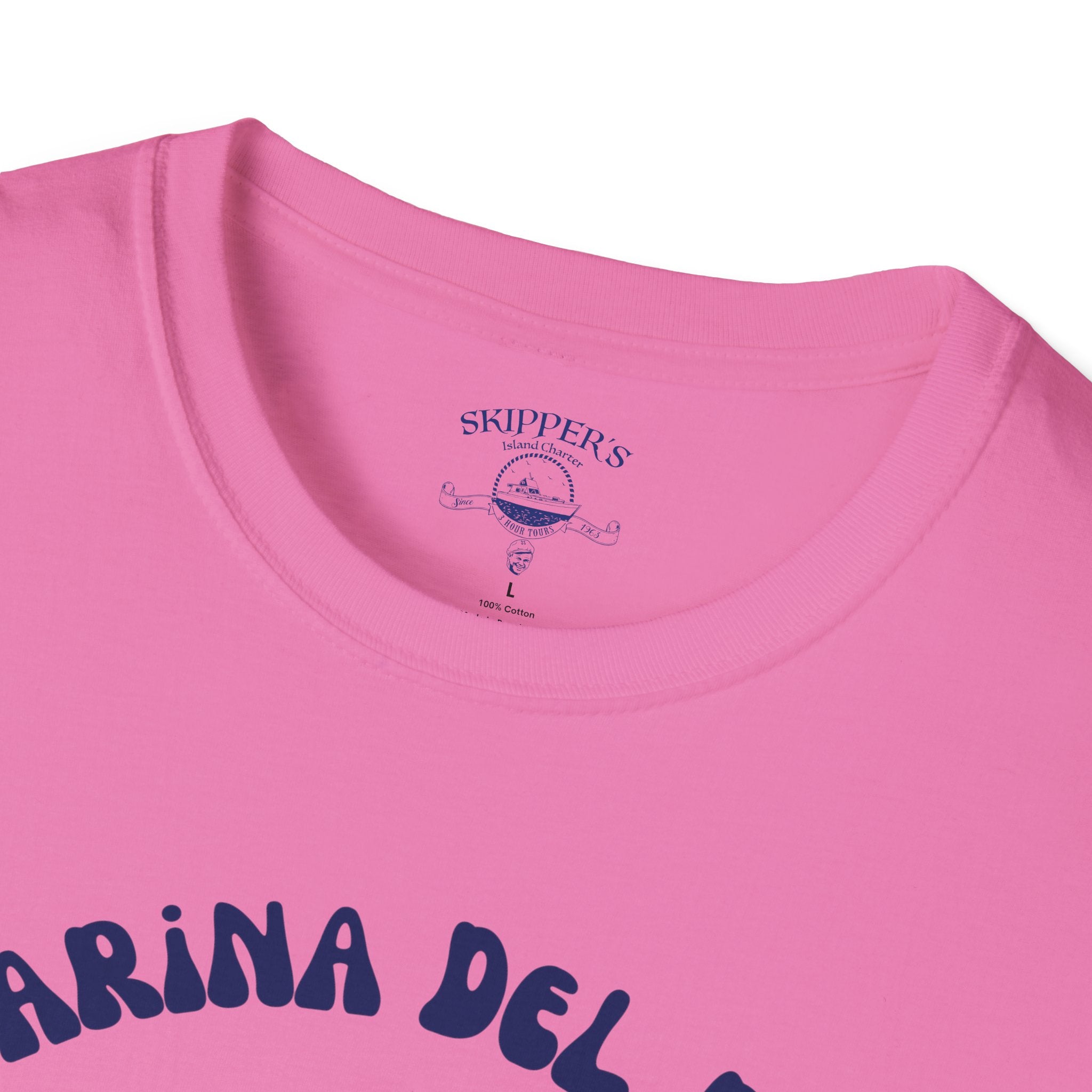Marina Del Rey Ship Wheel logo T-Shirt | SS Minnow Island Charters, 3 Hour Tours