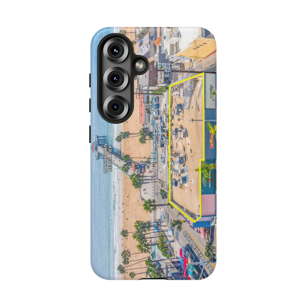 Phone Cases, Manhattan Beach California iPhone Samsung Google Tough Cases, Beach Lovers Gifts, Coastal Accessories, Ocean Phone Covers,