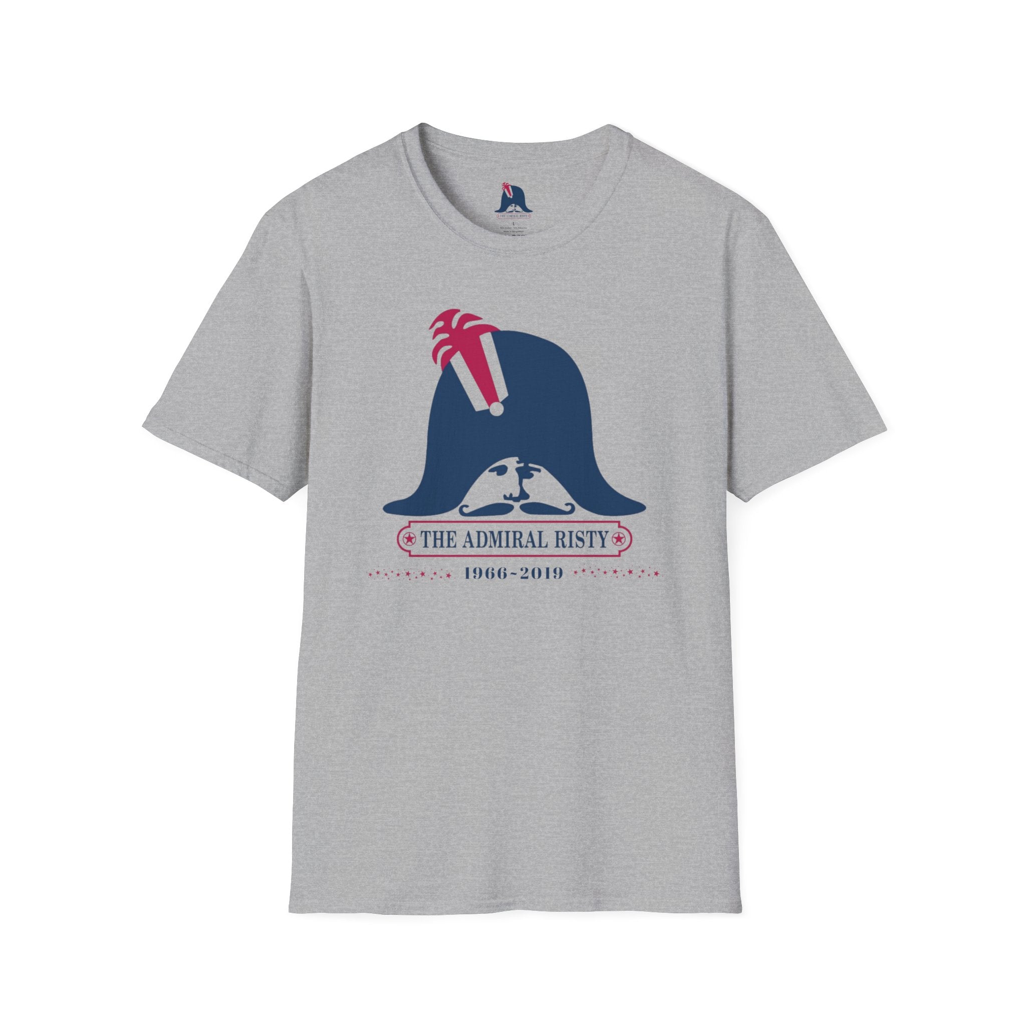 Admiral Risty Rancho Palos Verdes 1966 - 2019 Softstyle T-Shirt, Casual Wear, Gift for History Buffs, Unique Graphic Tee, Summer Essential
