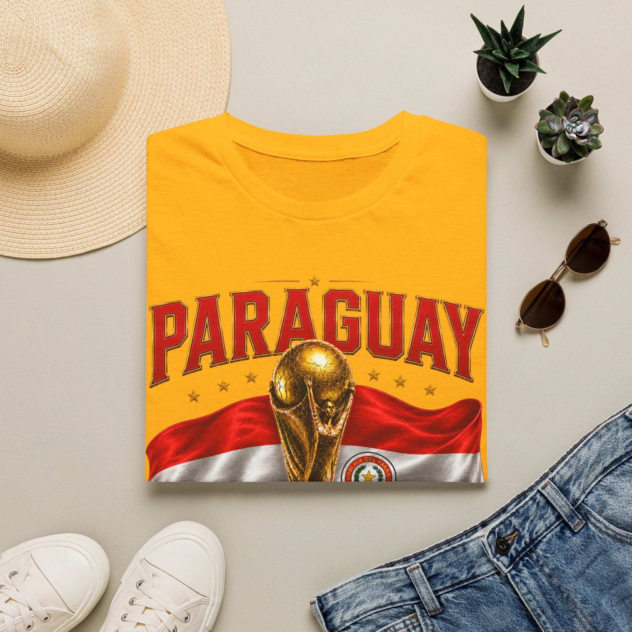 Paraguay 2026 World Cup T-Shirt — Fans Soccer Jersey Tee