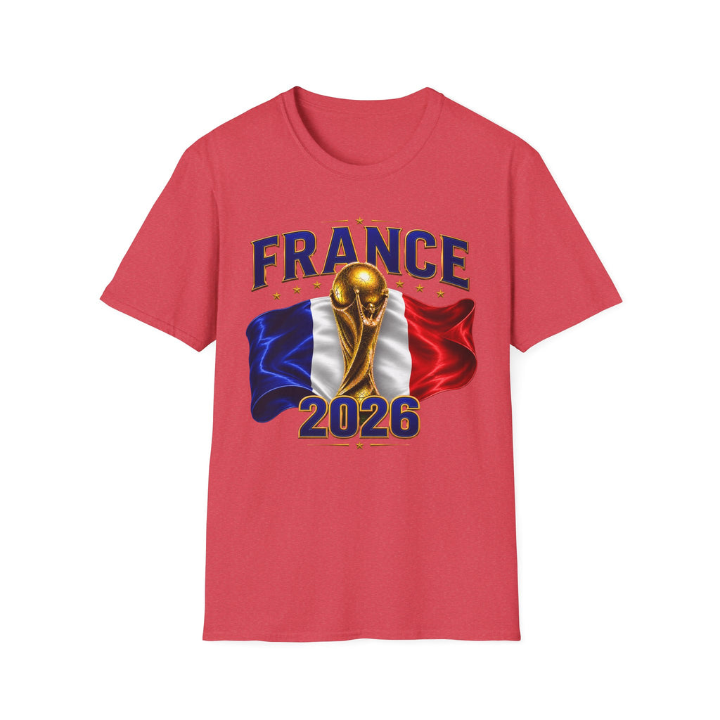 France World Cup 2026 T-Shirt — French Flag & Trophy Soccer Tee