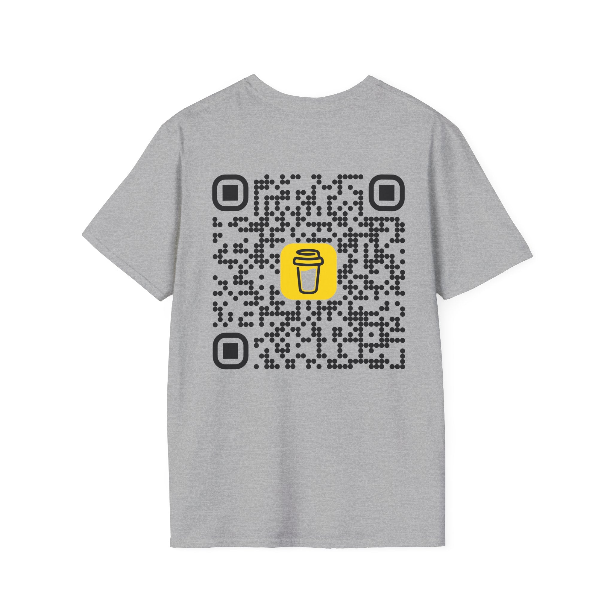 QR Code Coffee Tee — Scan-to-Order Coffee Shop T-Shirt