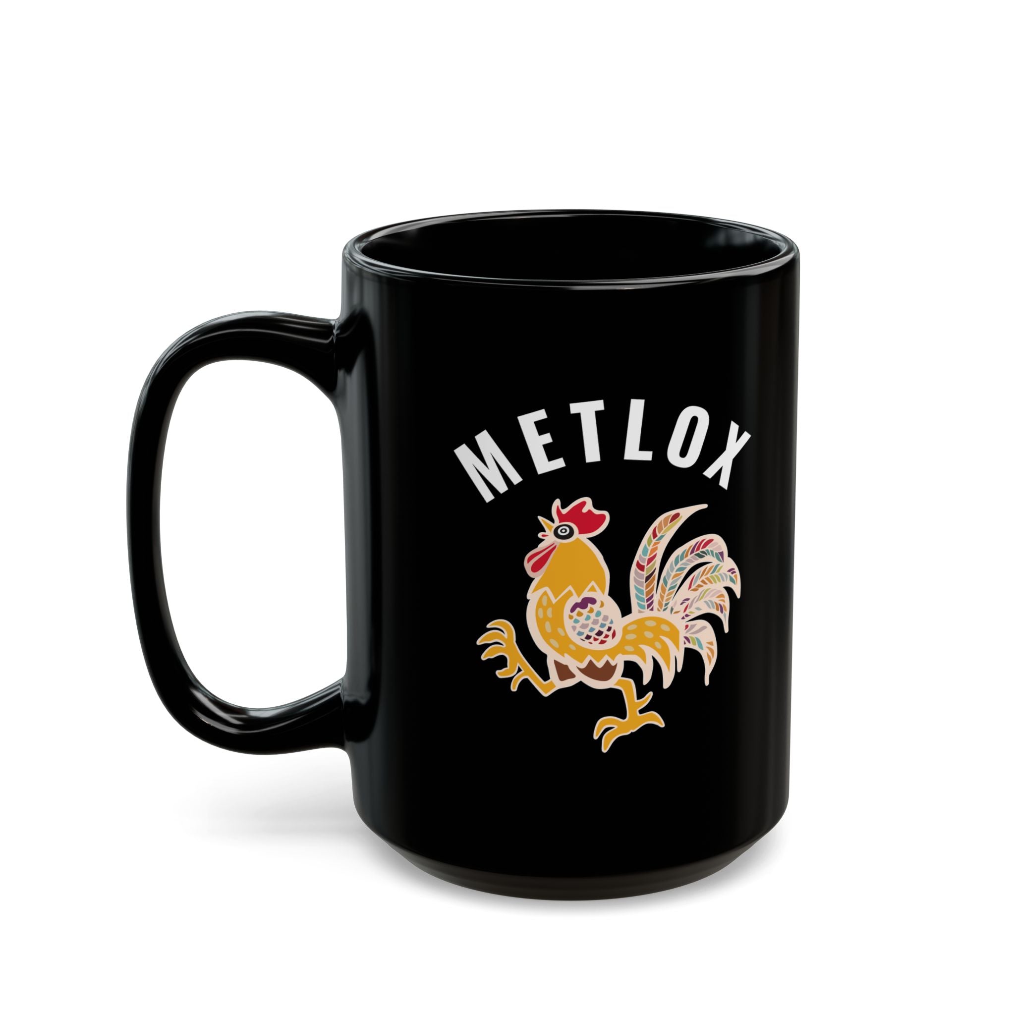 Metlox Pottery Manhattan Beach 1927 - 1989 11oz / 15oz Black Mug