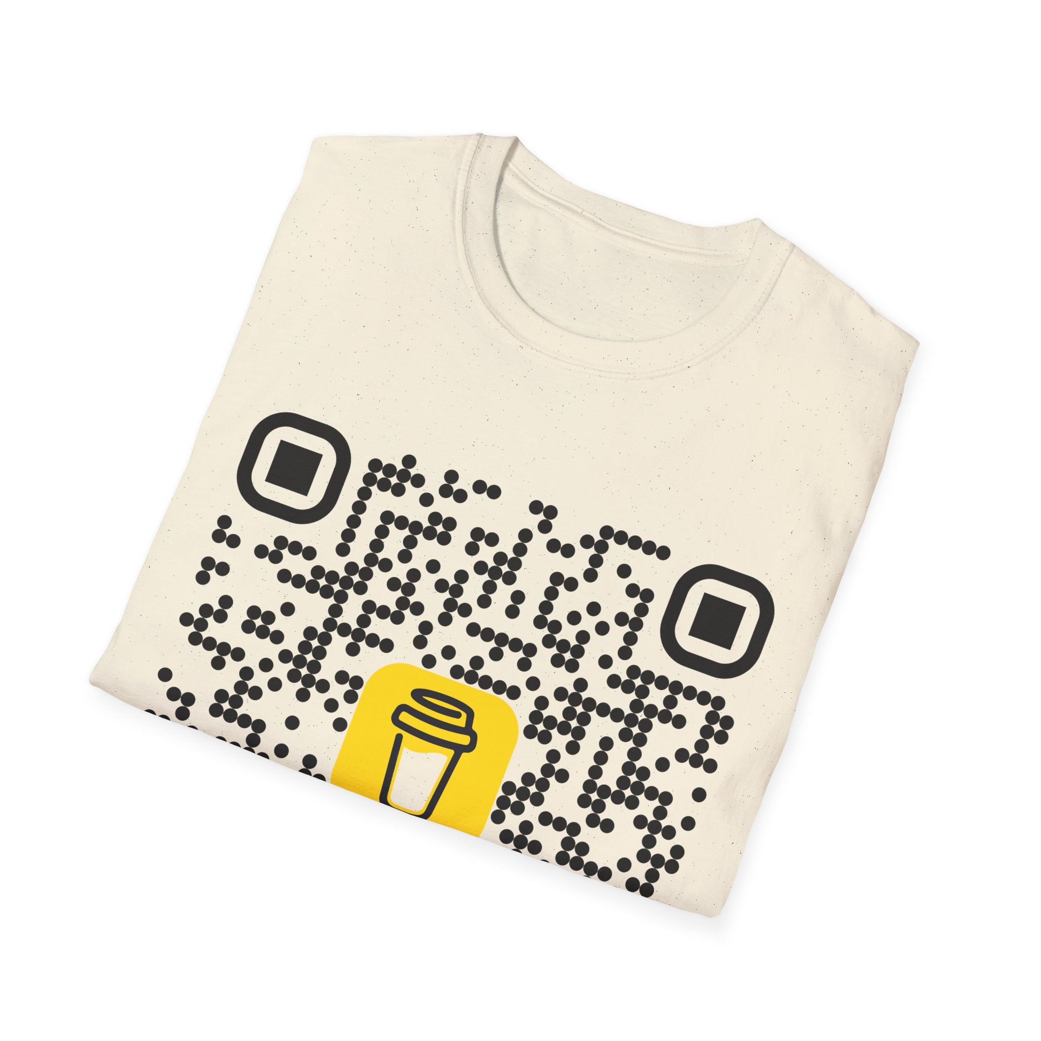 QR Code Coffee Tee — Scan-to-Order Coffee Shop T-Shirt