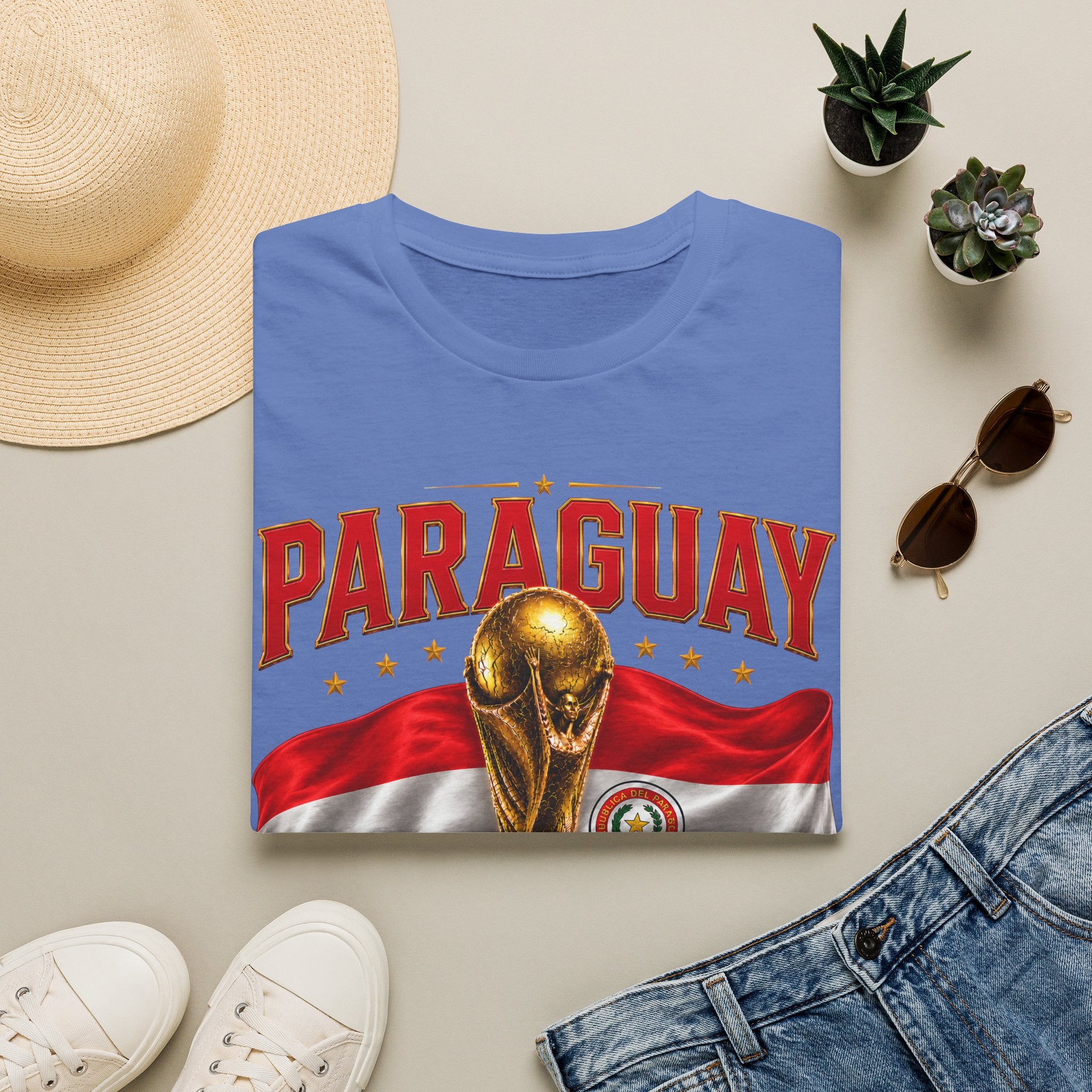 Paraguay 2026 World Cup T-Shirt — Fans Soccer Jersey Tee