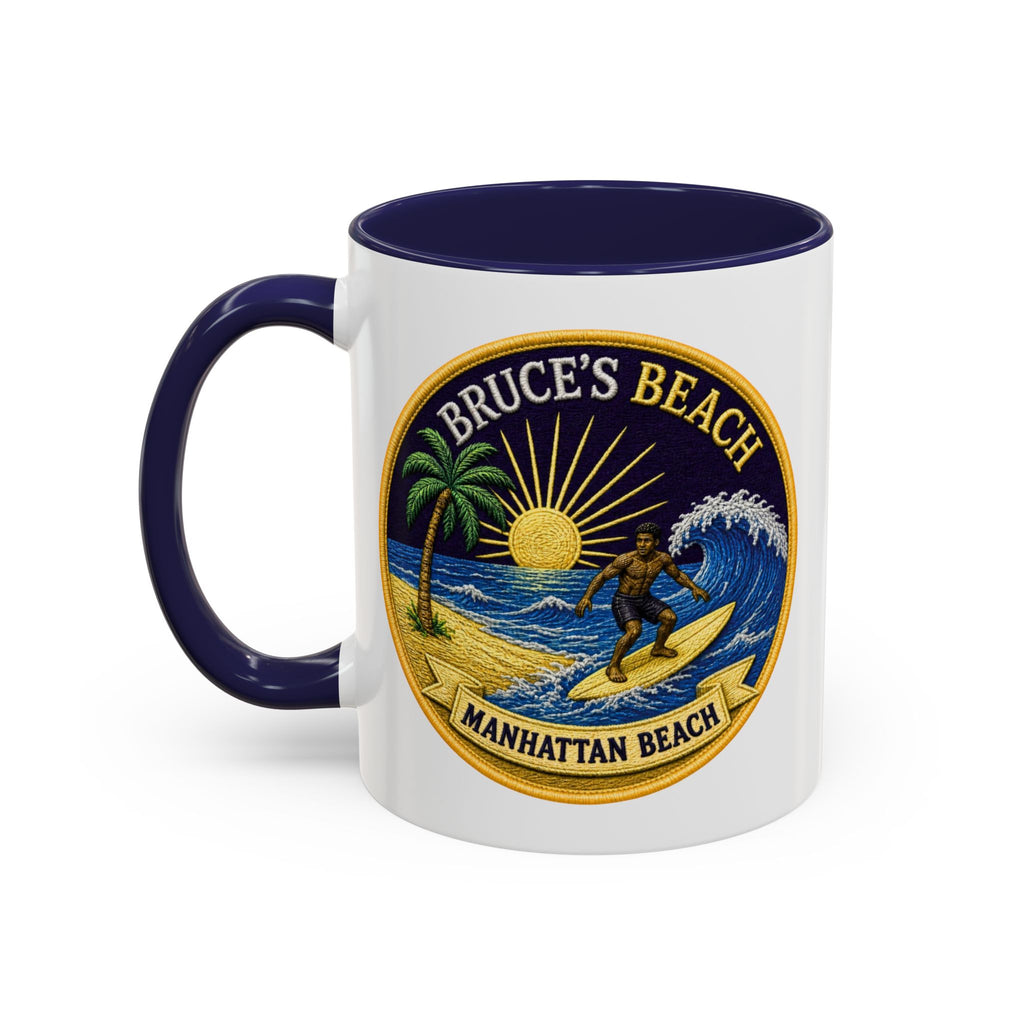 Manhattan Beach Surf Mug — Bruce’s Beach Coffee Cup (11/15oz Accent)