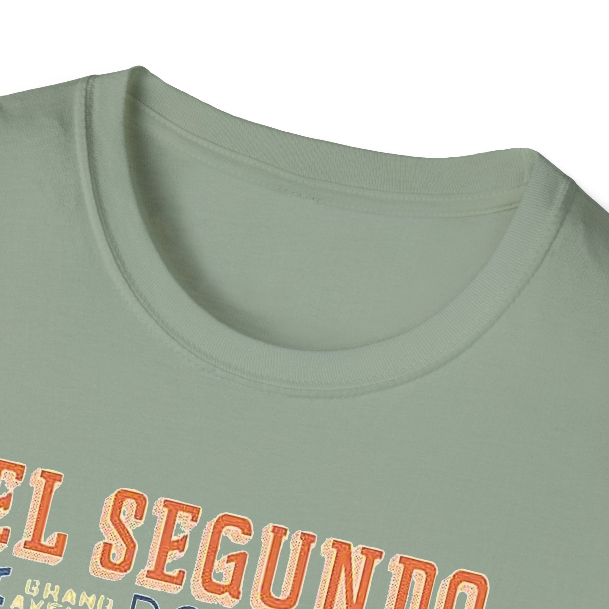 El Segundo Typography T-Shirt | Beach Town Landmarks Word Art