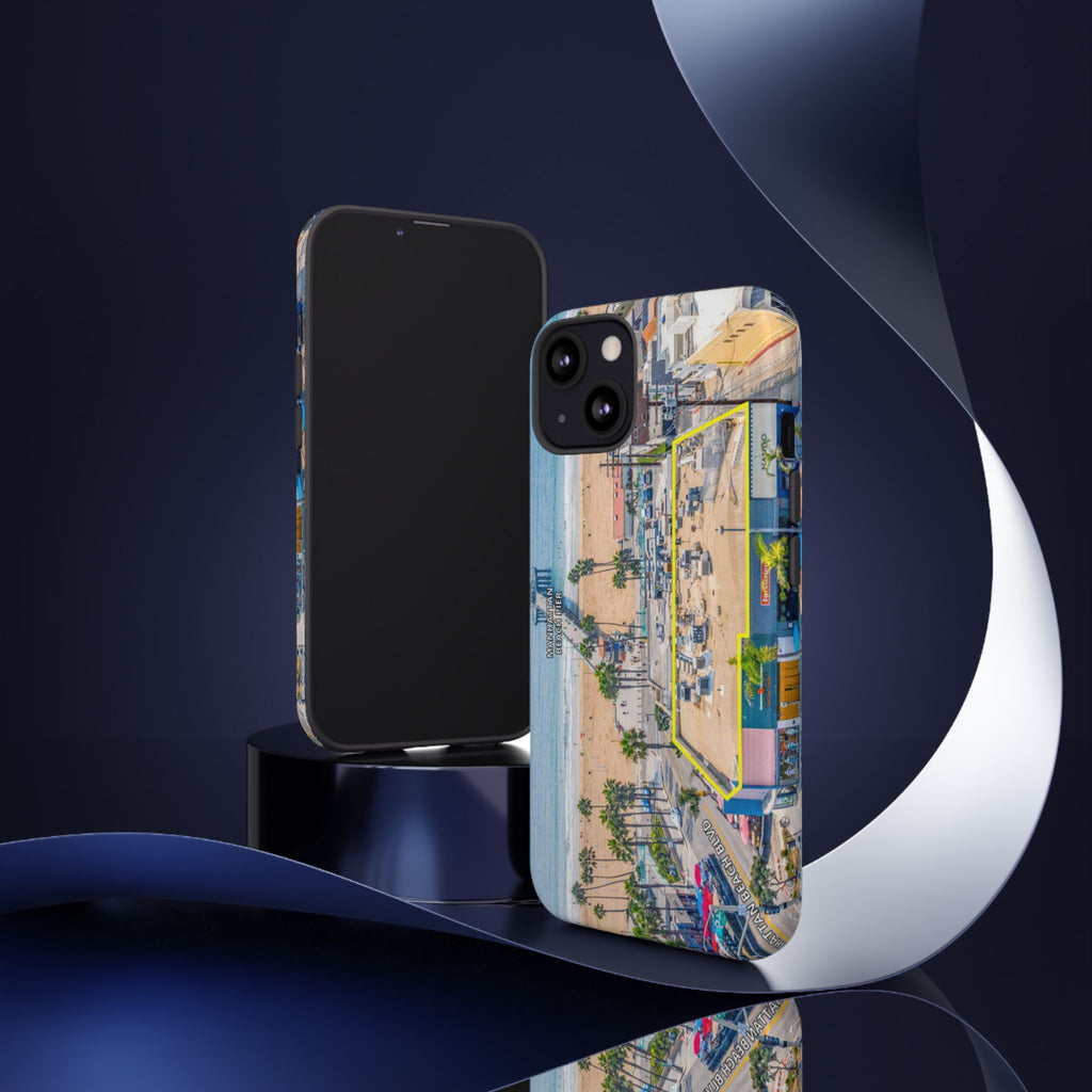 Phone Cases, Manhattan Beach California iPhone Samsung Google Tough Cases, Beach Lovers Gifts, Coastal Accessories, Ocean Phone Covers,