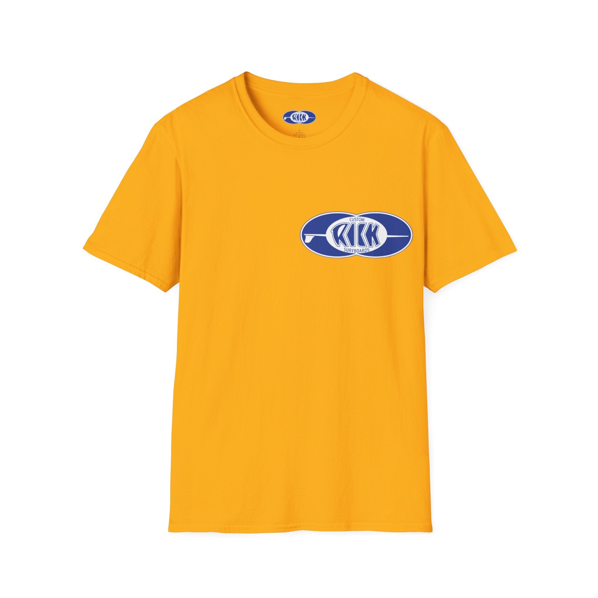 Rick Surfboards Graphic T-Shirt — Printed Front & Back (Multiple Colors)
