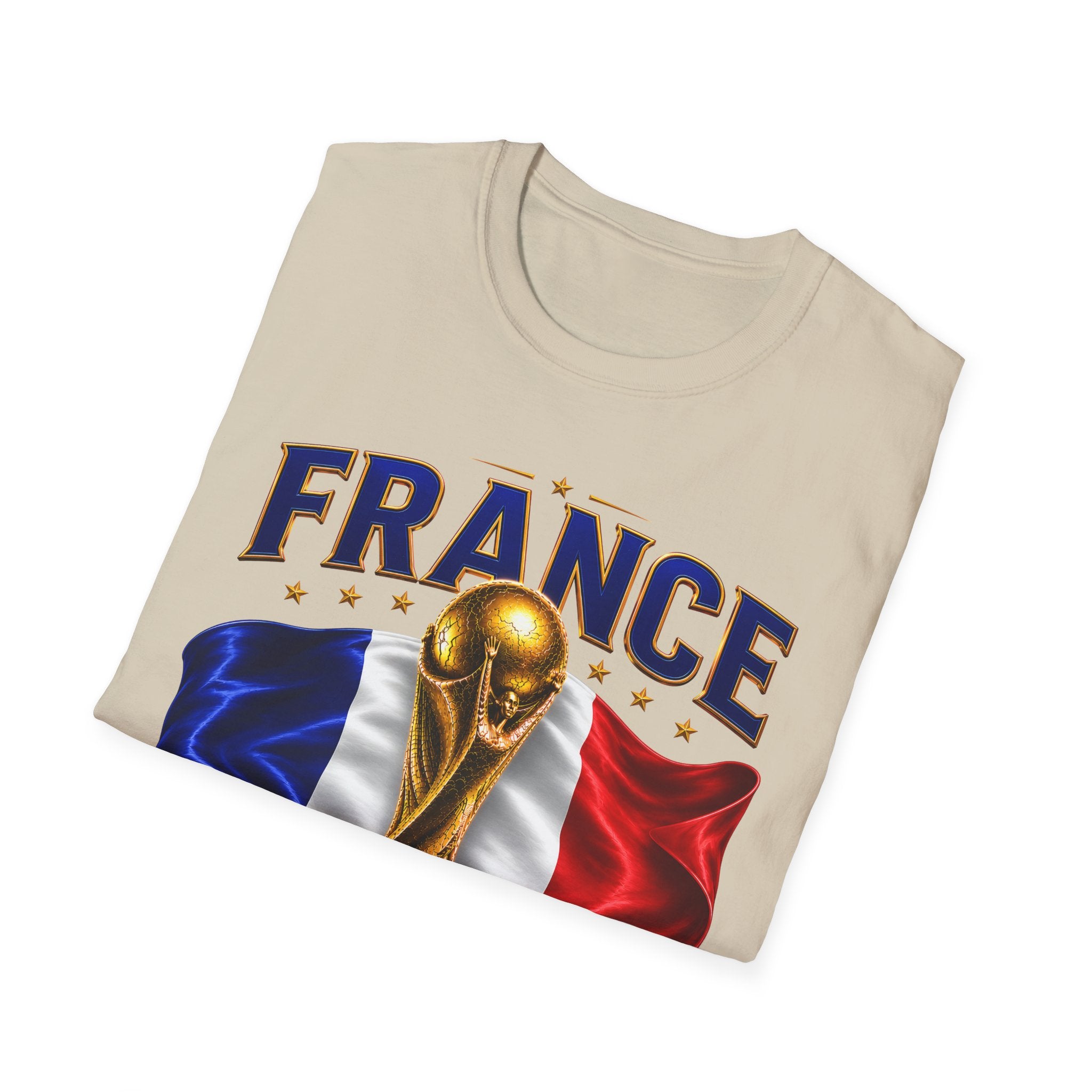 France World Cup 2026 T-Shirt — French Flag & Trophy Soccer Tee