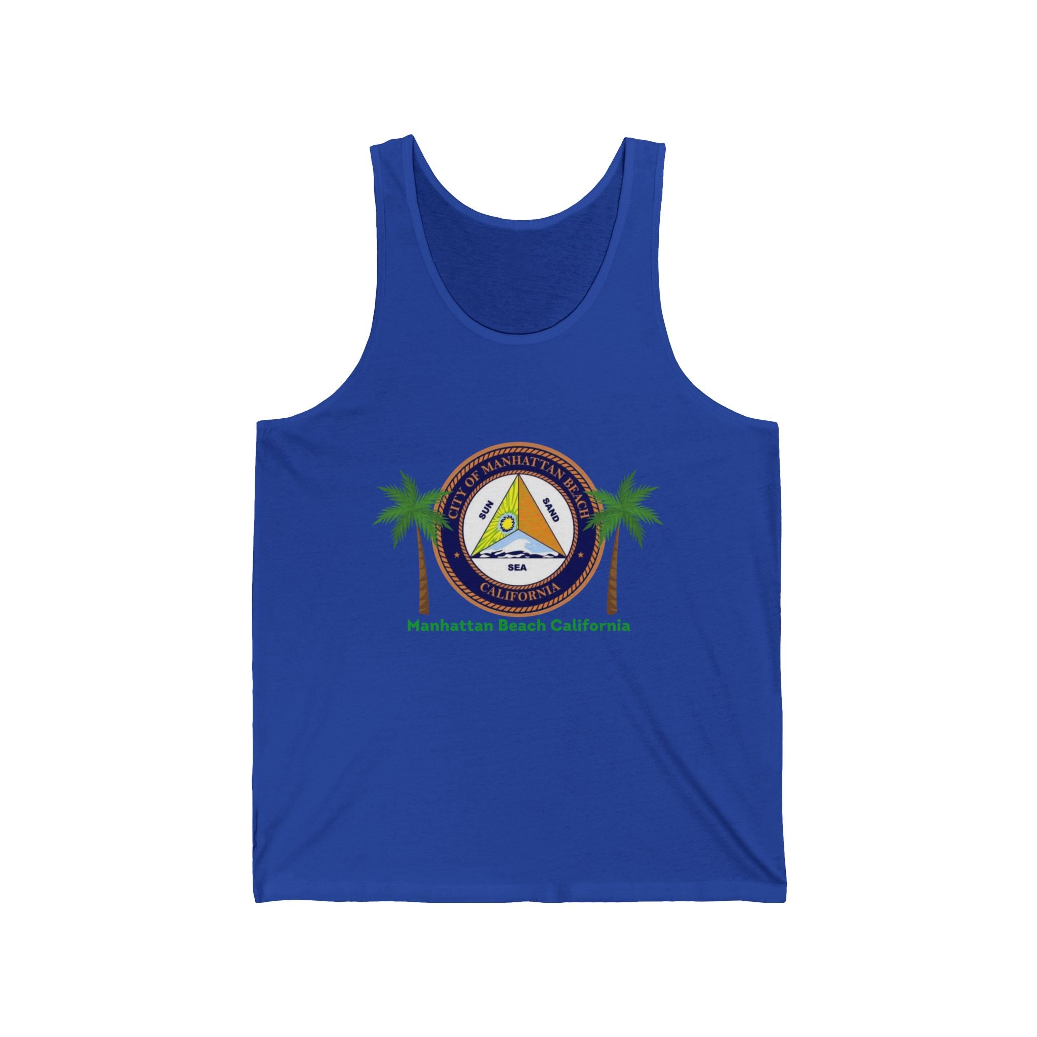 Manhattan Beach California 90266 - Unisex Jersey Tank