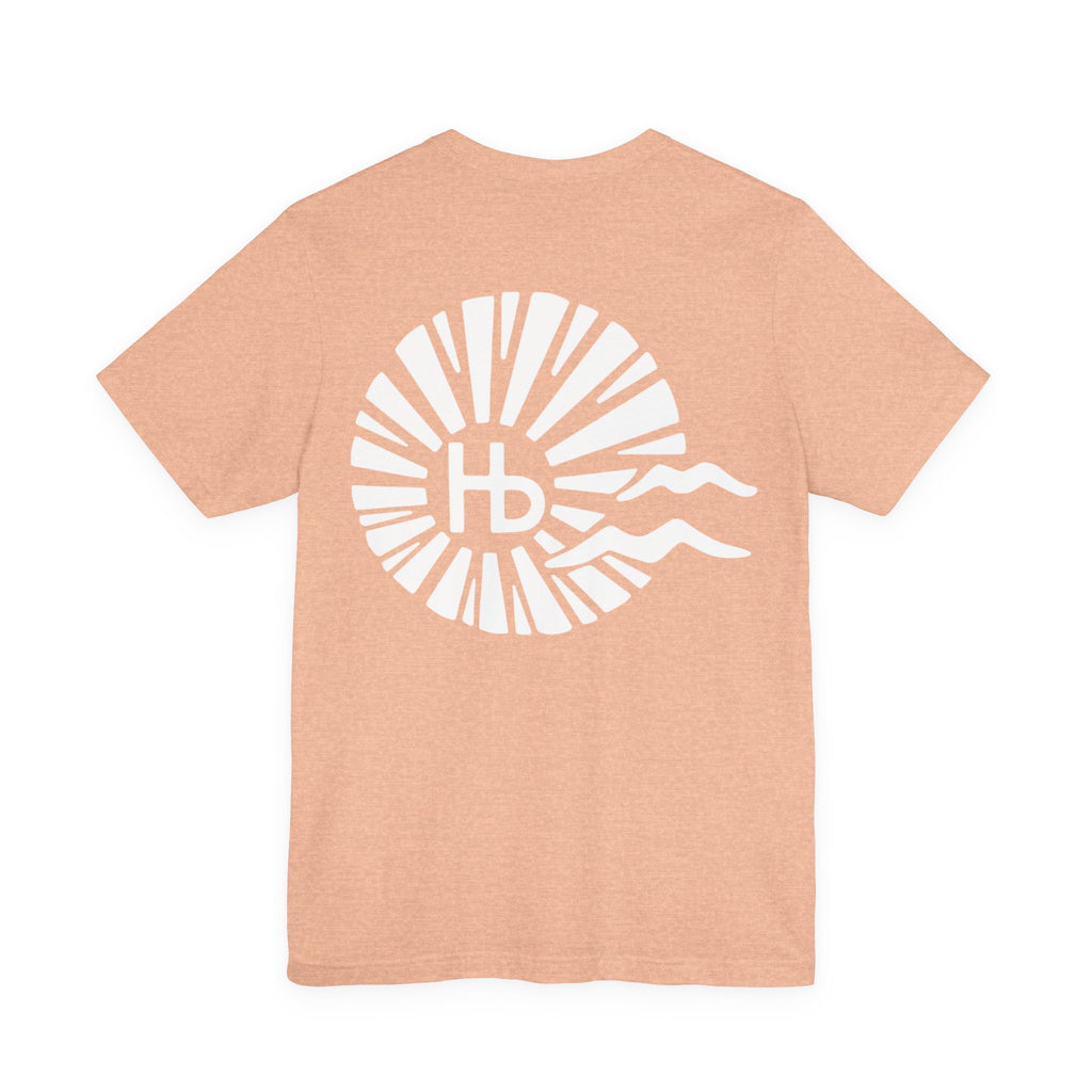 Hermosa Beach Tee — Colorful Front/Back Print Jersey T-Shirt
