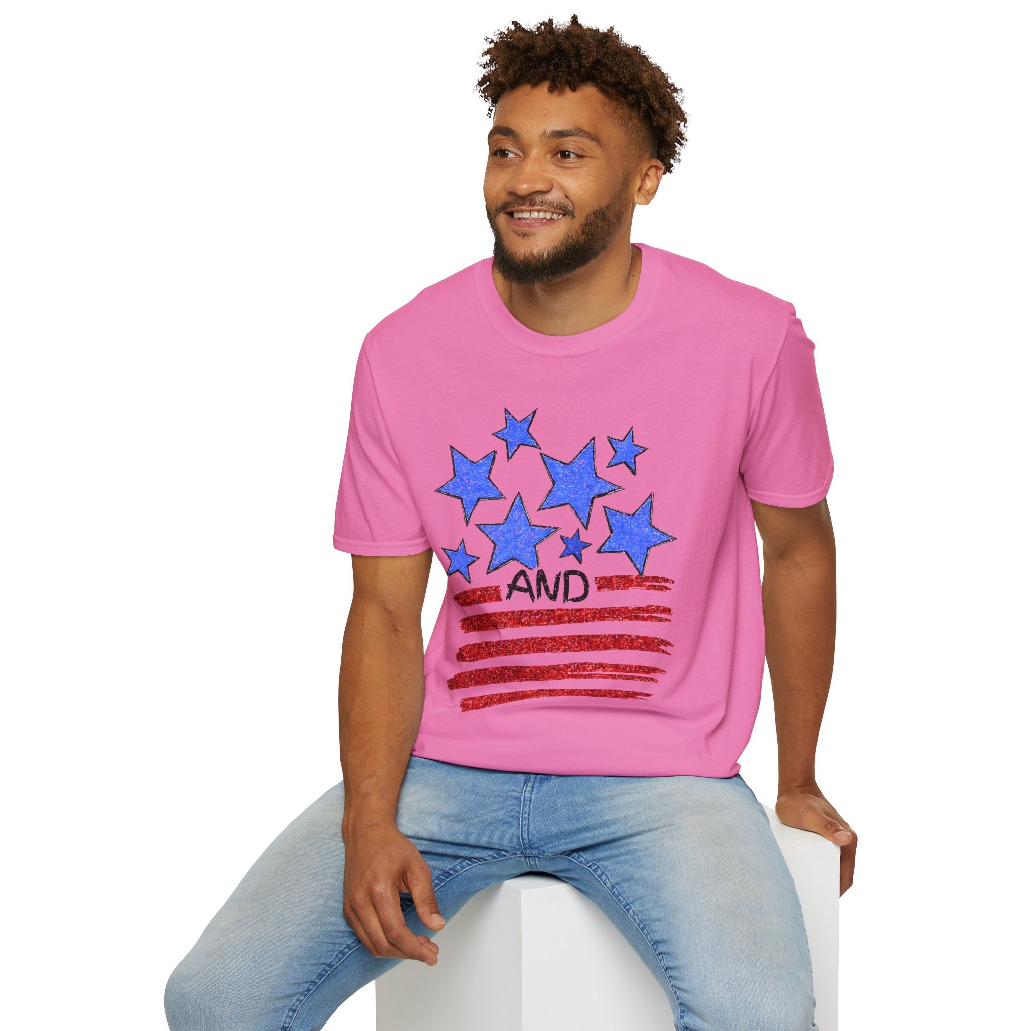 Stars and Stripes T-Shirt — Flag Graphic Patriotic Tee