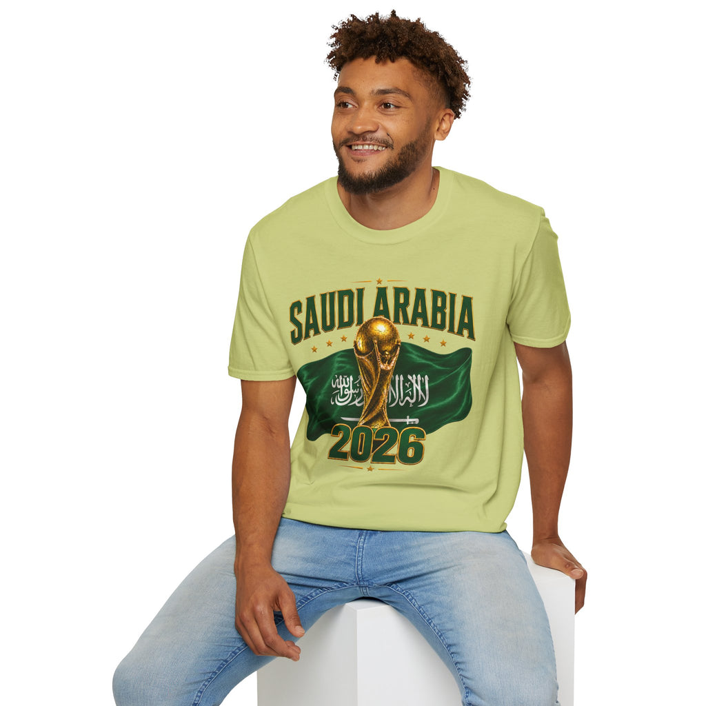 Saudi Arabia 2026 World Cup T-Shirt – Soccer Champion Trophy Design