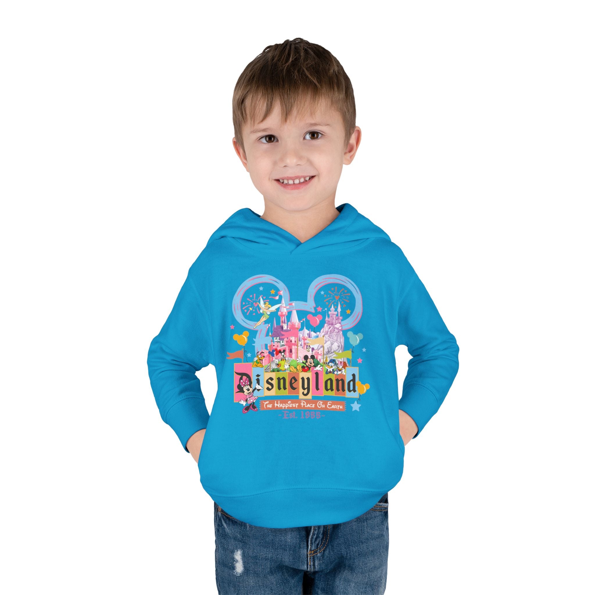 Disneyland Way Back Machine Castle Mickeee Ears Hoodie | Toddler Pullover