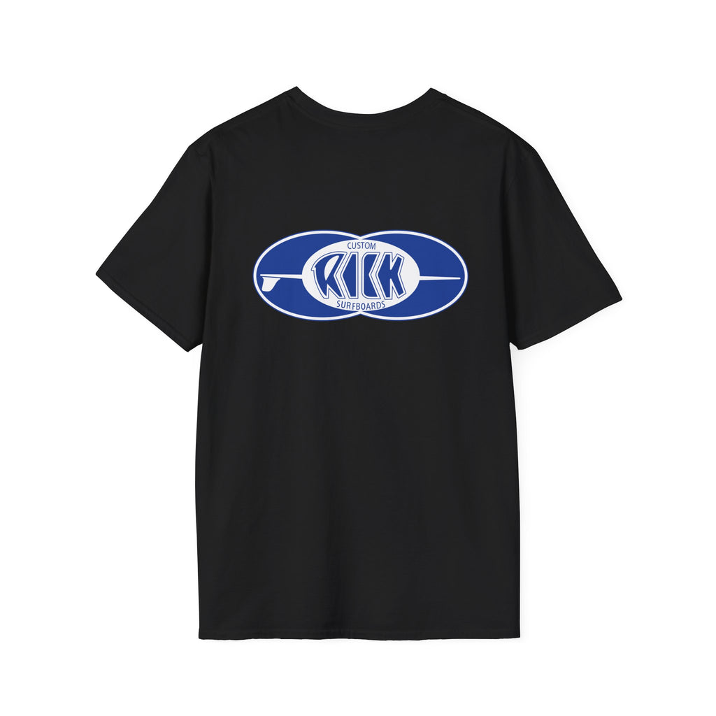 Rick Surfboards Unisex Softstyle T-Shirt Old School Hermosa Beach