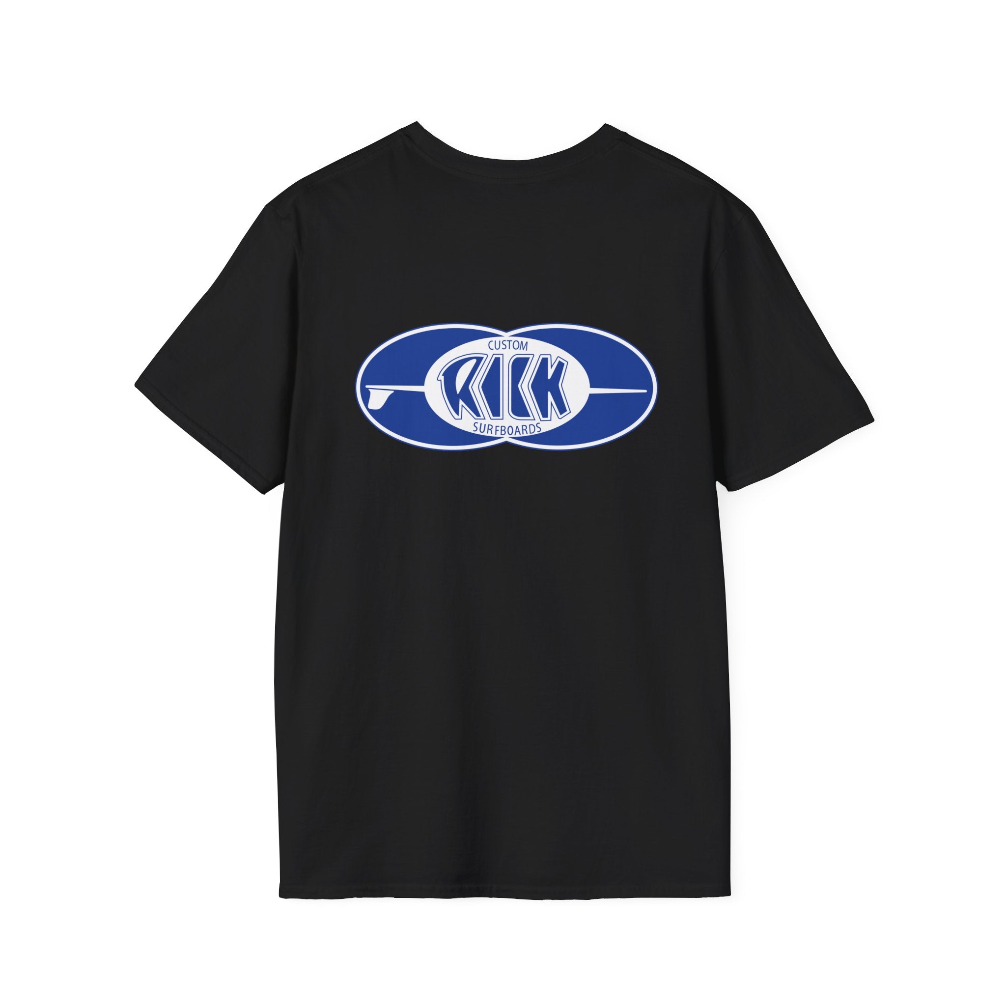 Rick Surfboards Unisex Softstyle T-Shirt Old School Hermosa Beach