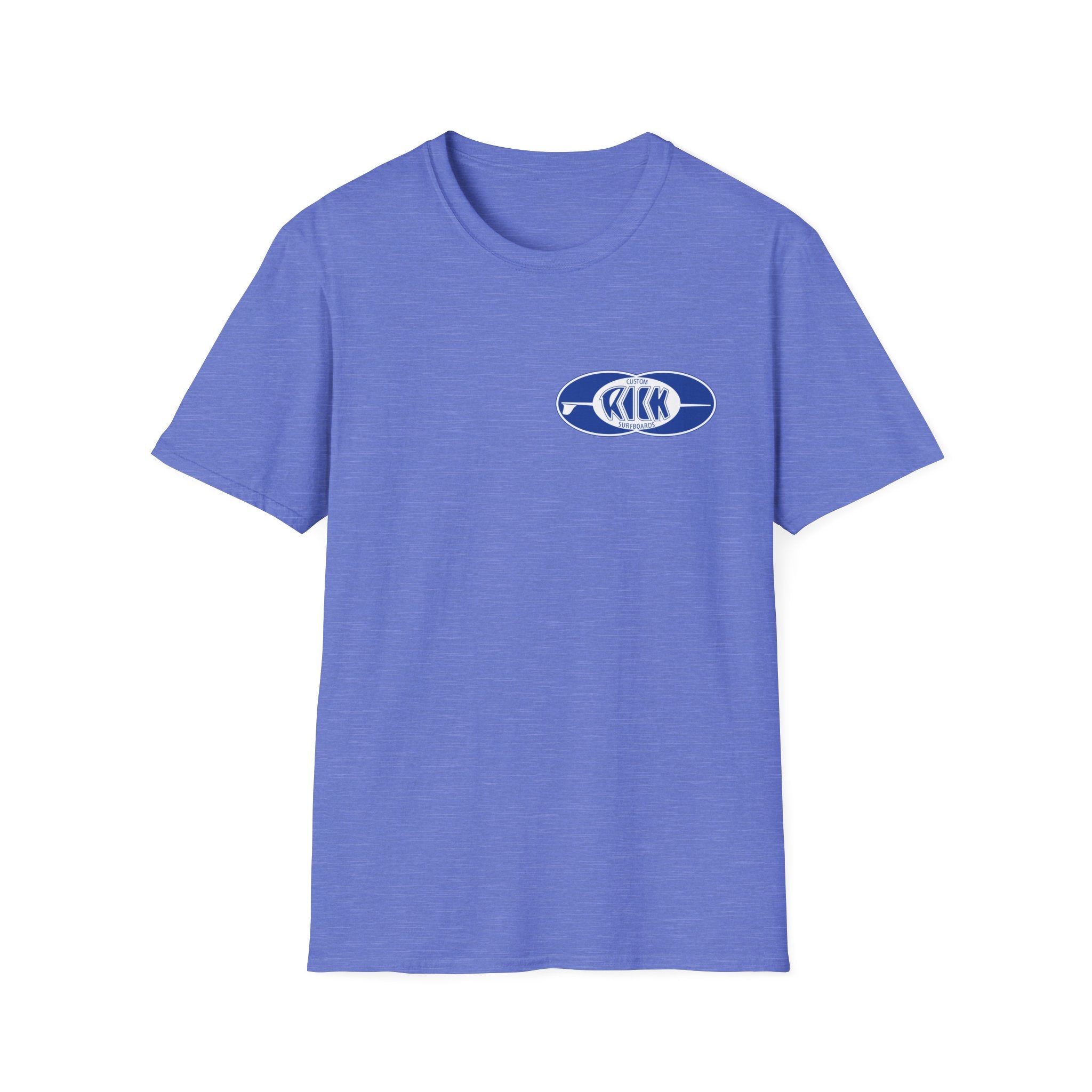 Rick Surfboards Unisex Softstyle T-Shirt Old School Hermosa Beach