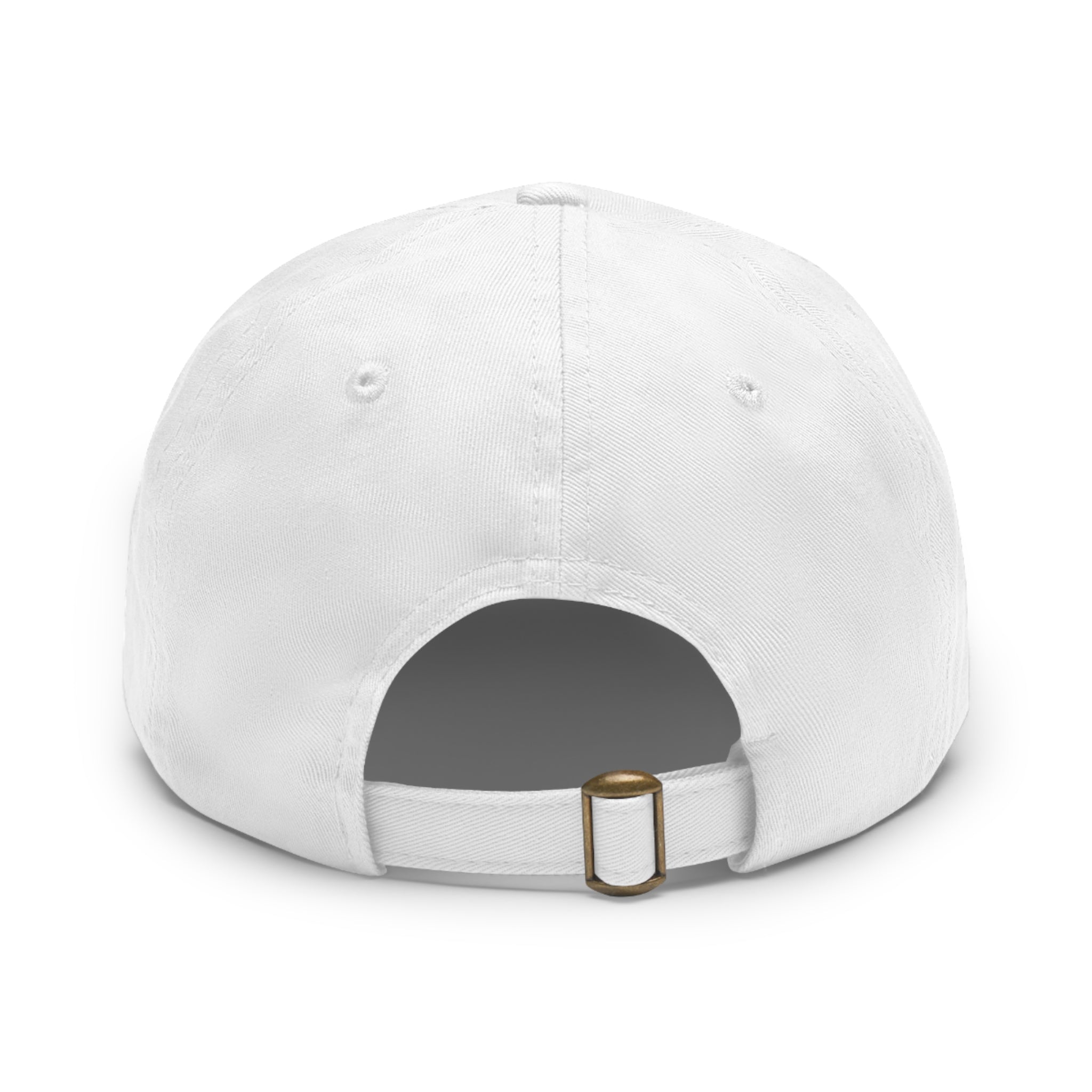 Proud to be Called Beach Trash Manhattan Beach  Leather Patch Dad Hat — Vintage Manhattan Beach Logo